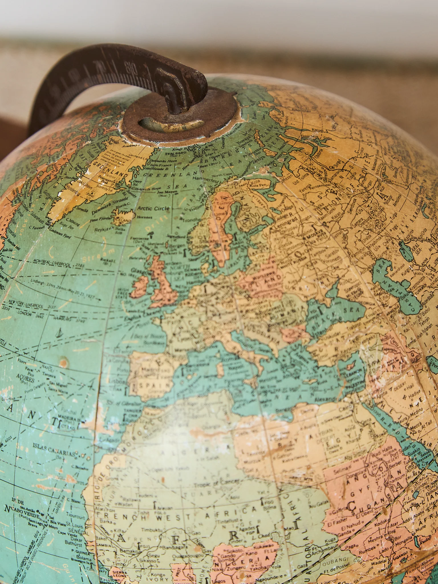 1930s 10” Globe - Image 7