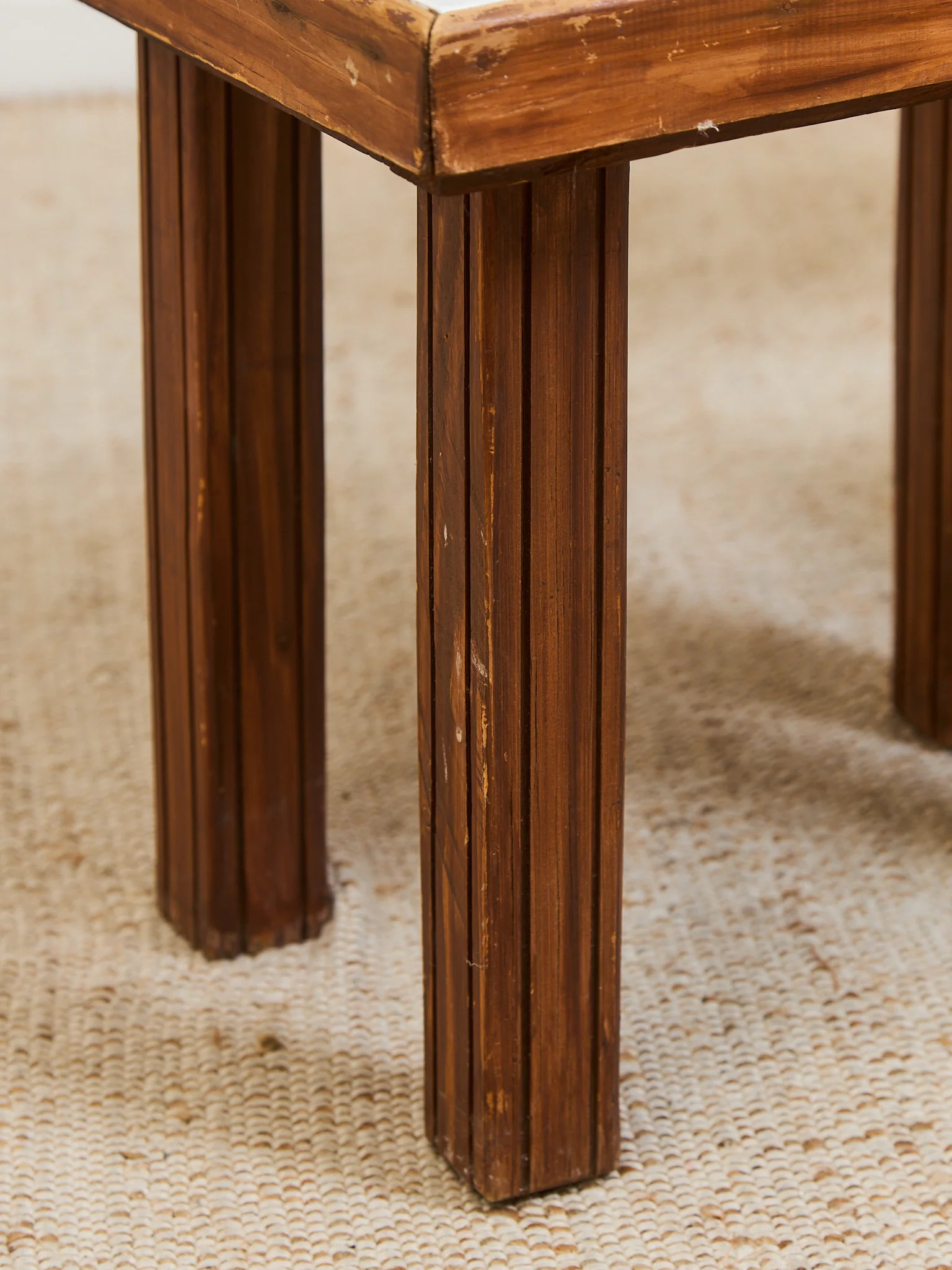 1970’s Tiled Boho Side Table - Image 7