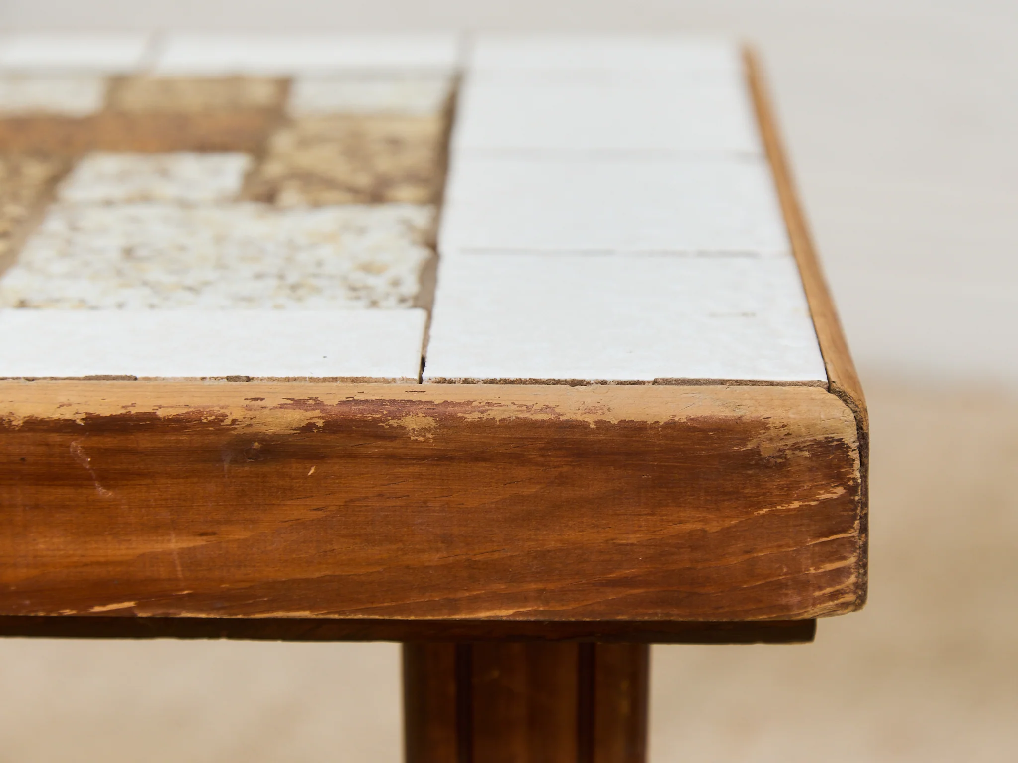 1970’s Tiled Boho Side Table - Image 9