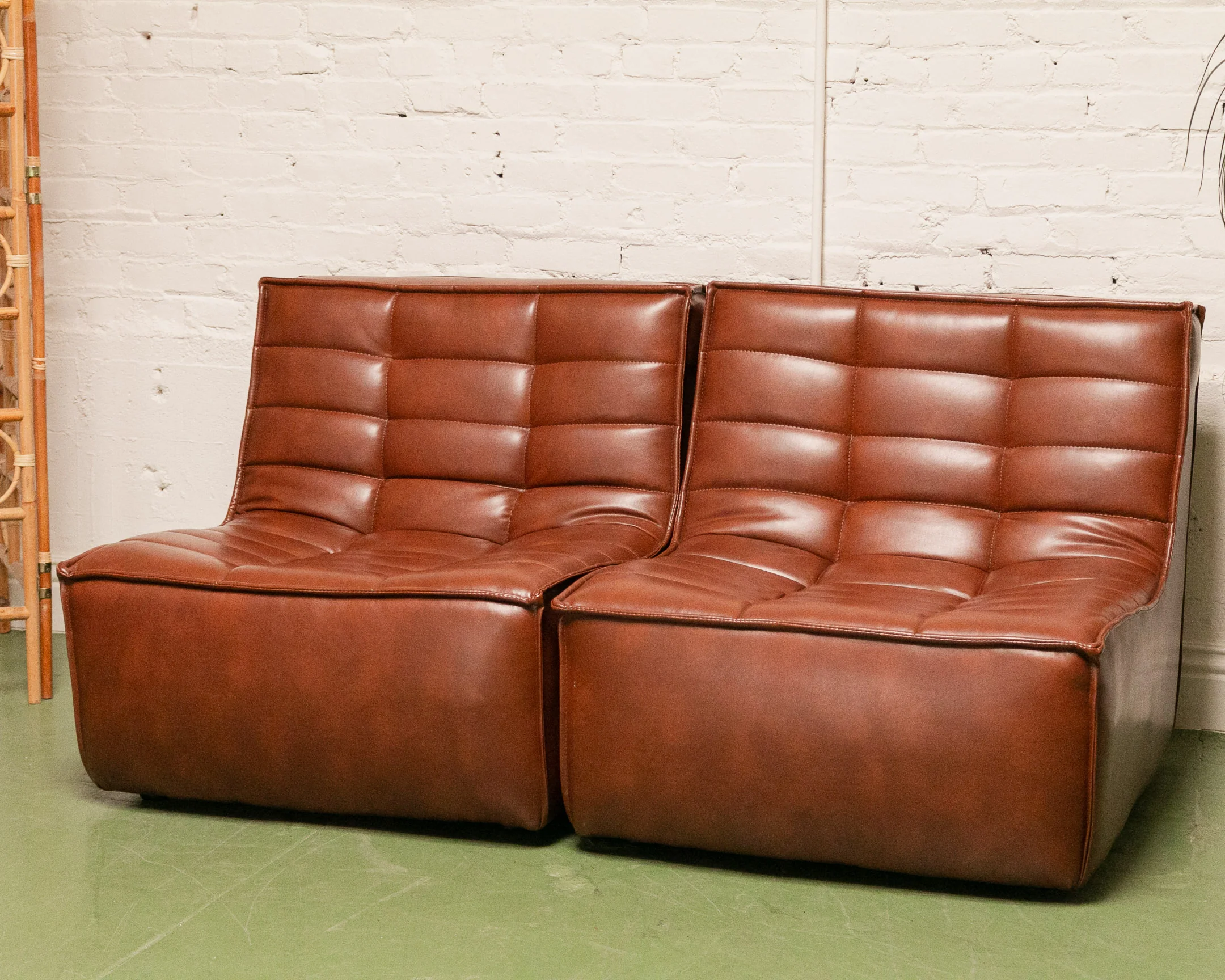 2 Piece Juno in Recycled Leather Loveseat - Image 4