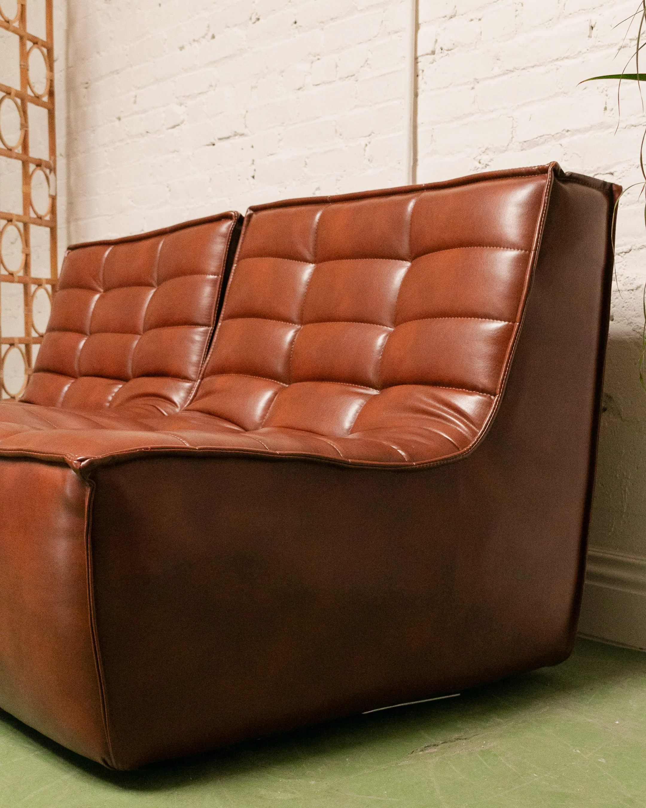 2 Piece Juno in Recycled Leather Loveseat - Image 9