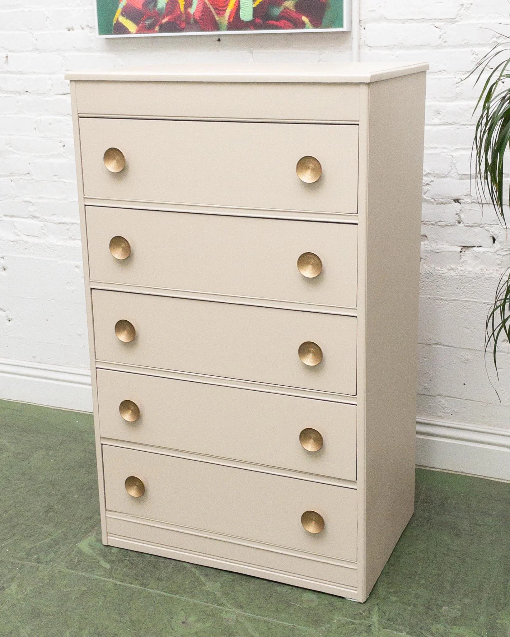 Almond Art Deco Dresser - Image 3