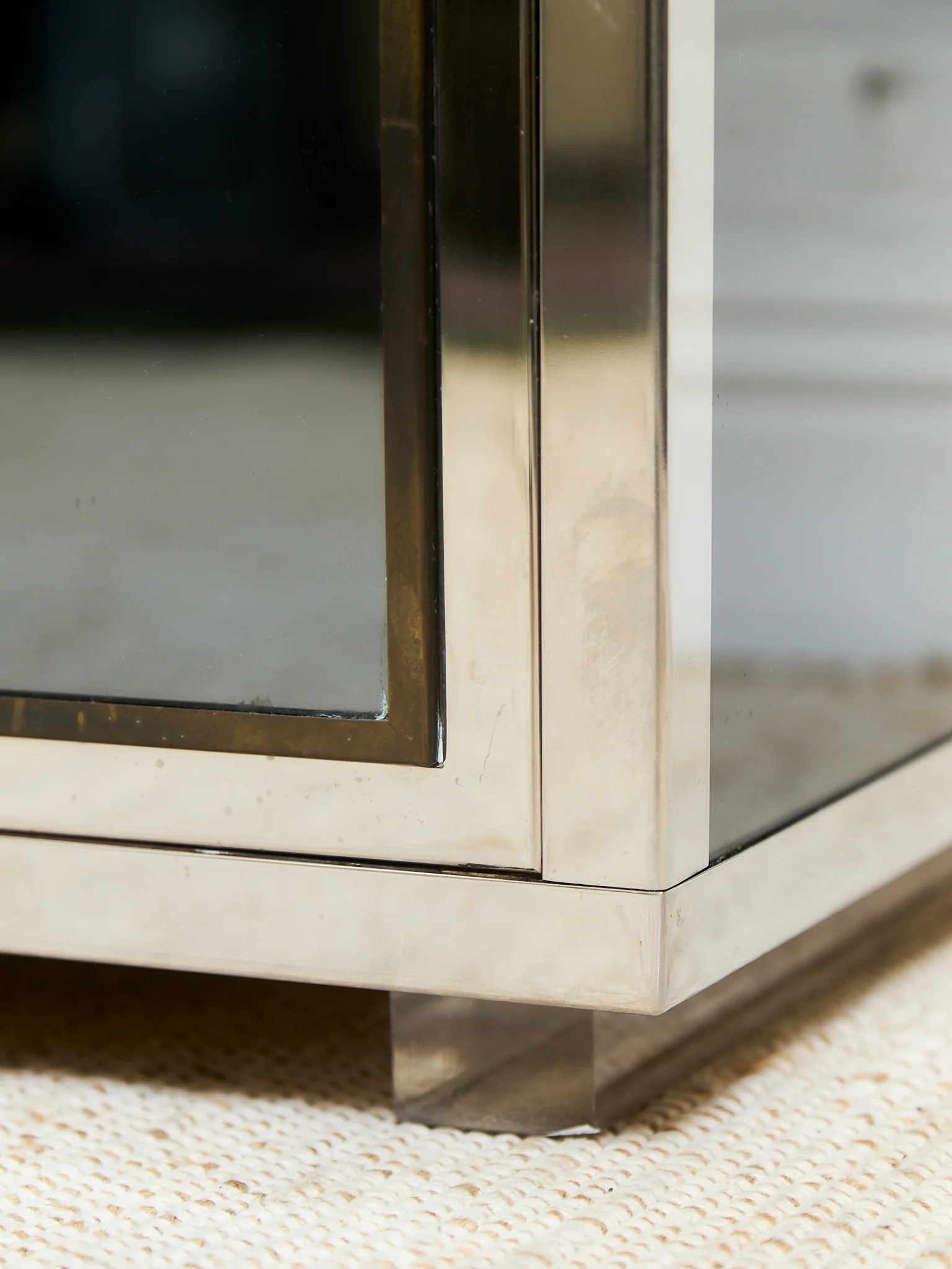 Angolo Metal Arte in Italy, 1960s Chrome and Mirror Glass Sideboard - Image 17