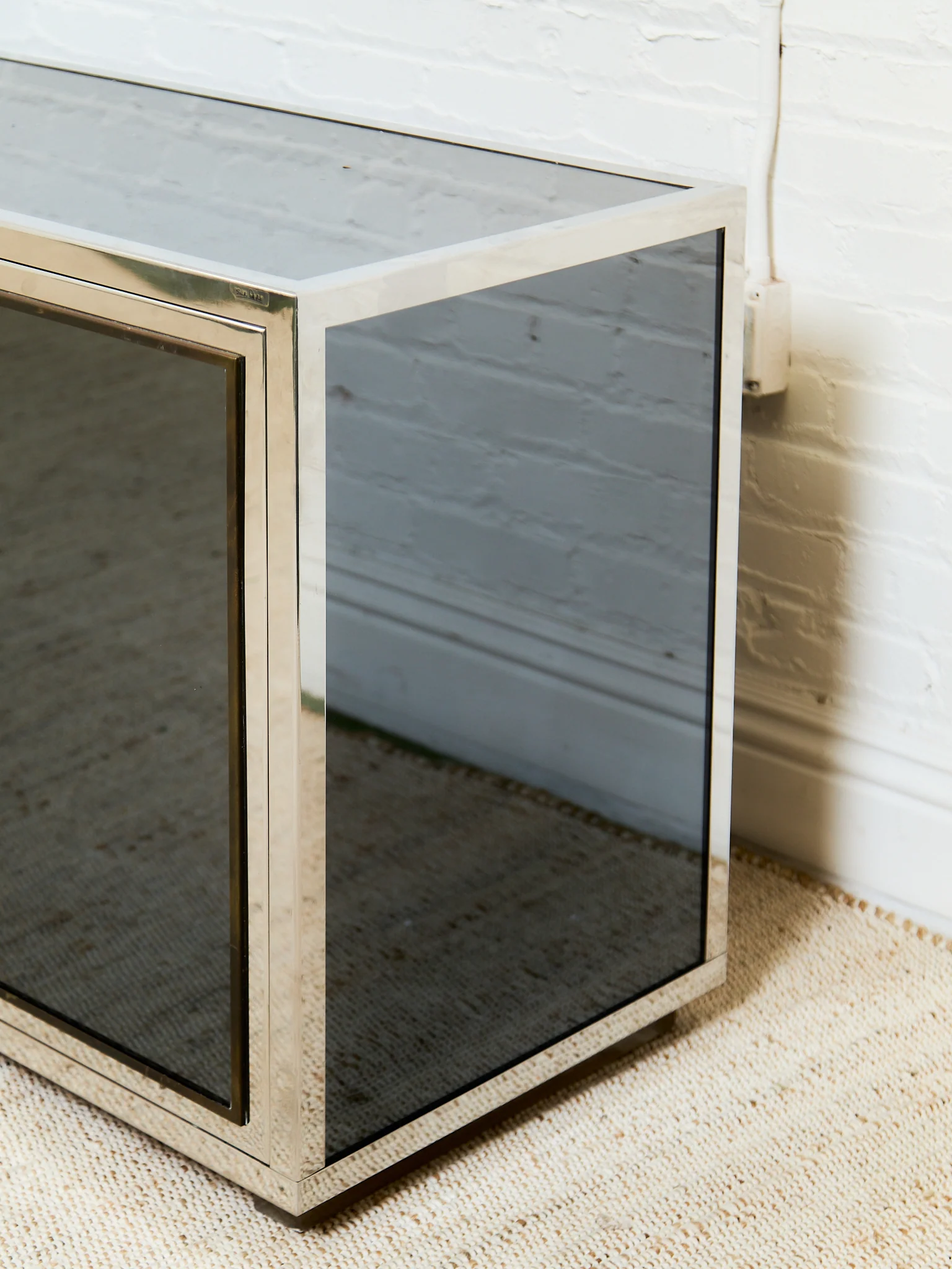 Angolo Metal Arte in Italy, 1960s Chrome and Mirror Glass Sideboard - Image 19