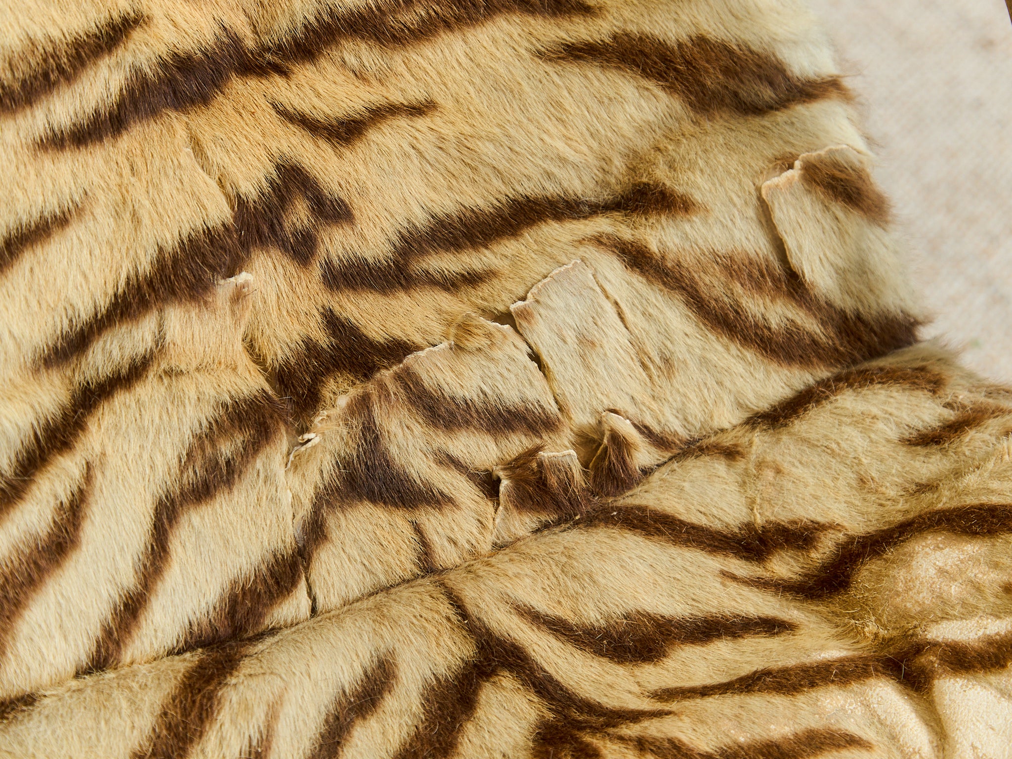 Antique 1800’s RW Winfield Tiger Fur Rocking Chair - Image 9