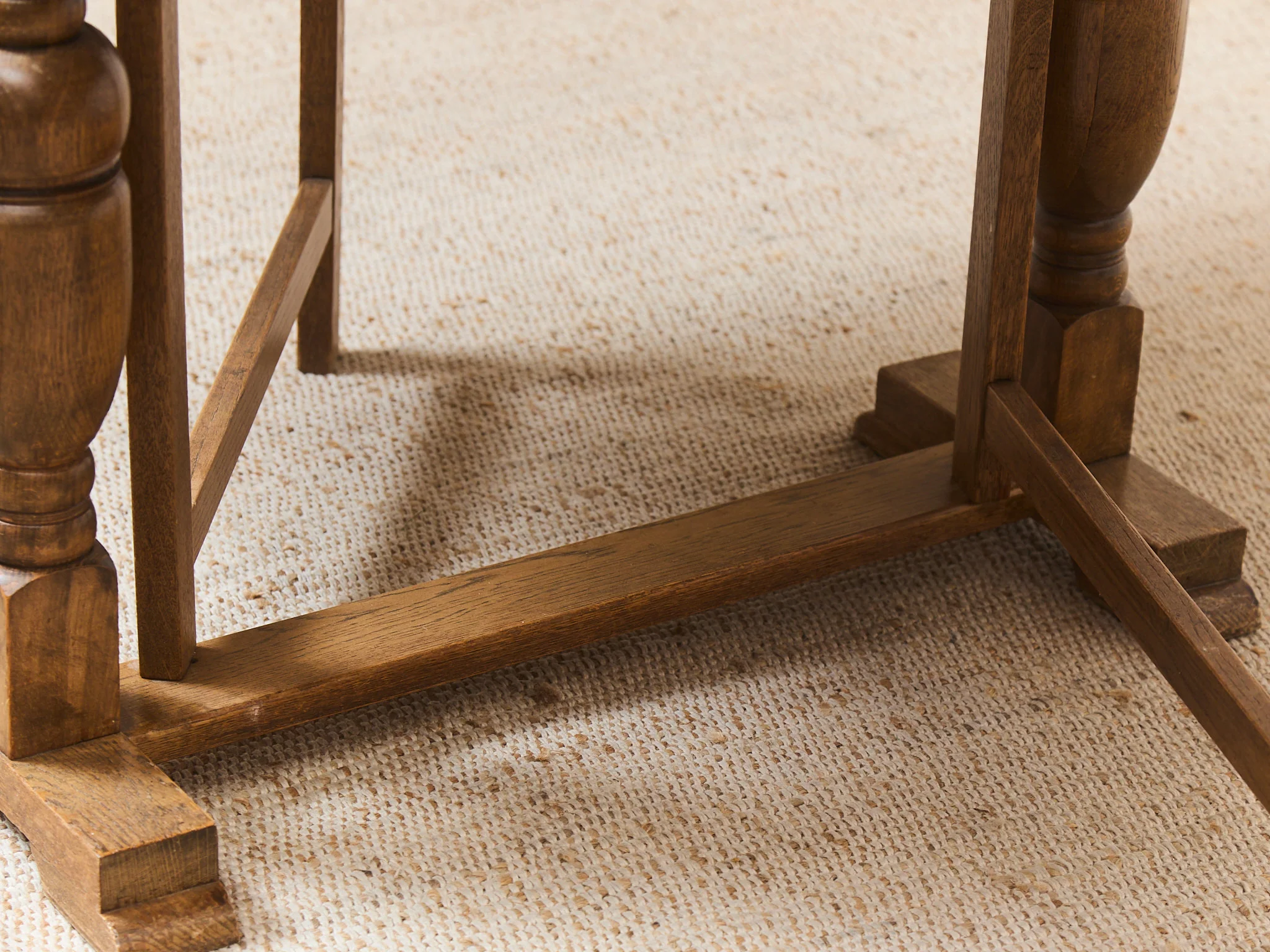 Antique Drop Leaf Dining Table - Image 11