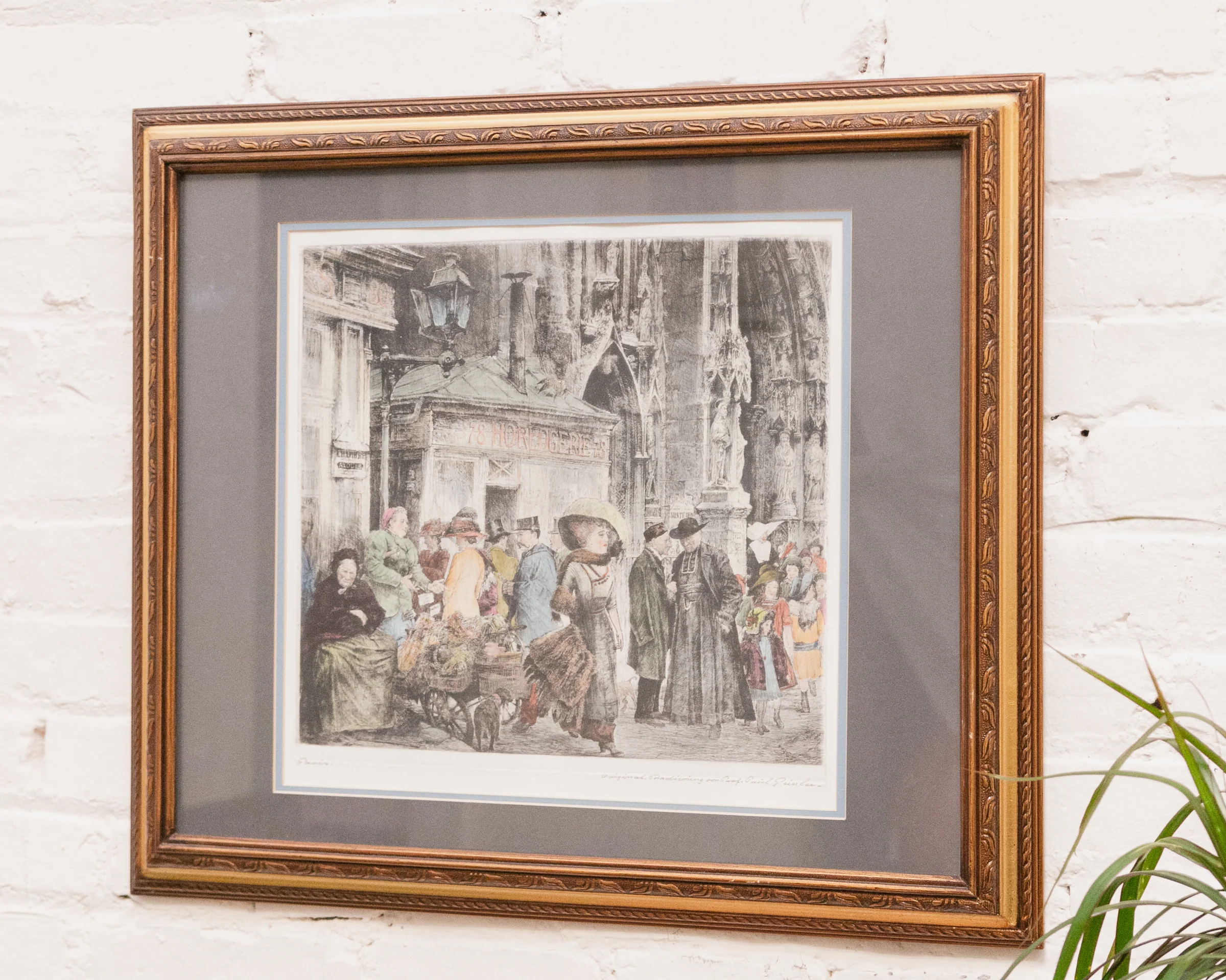 Antique Fair of Paris Hand Colored Engraving - Image 15