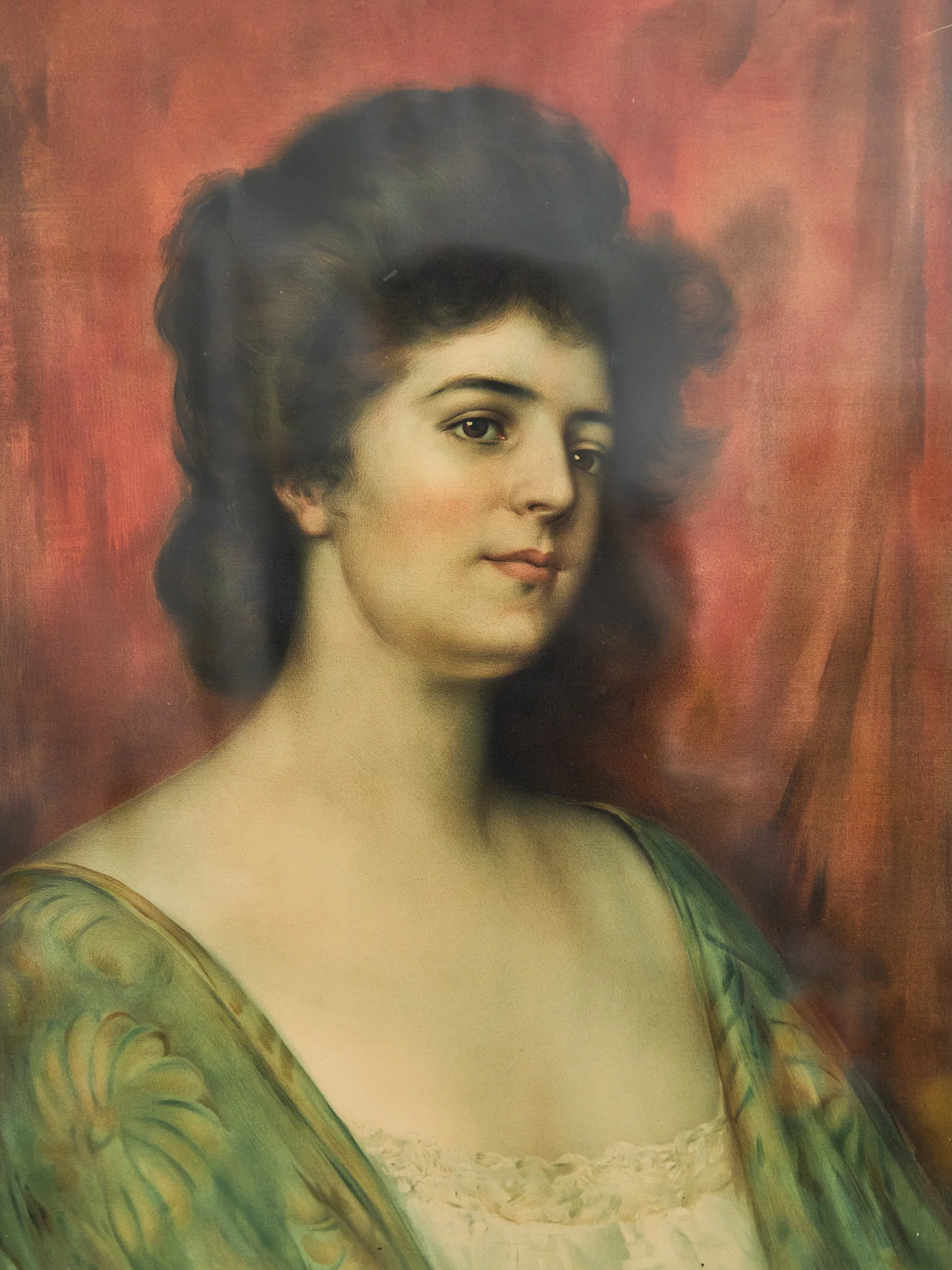 Antique Lithograph of Woman by Carle John Blenner - Image 4