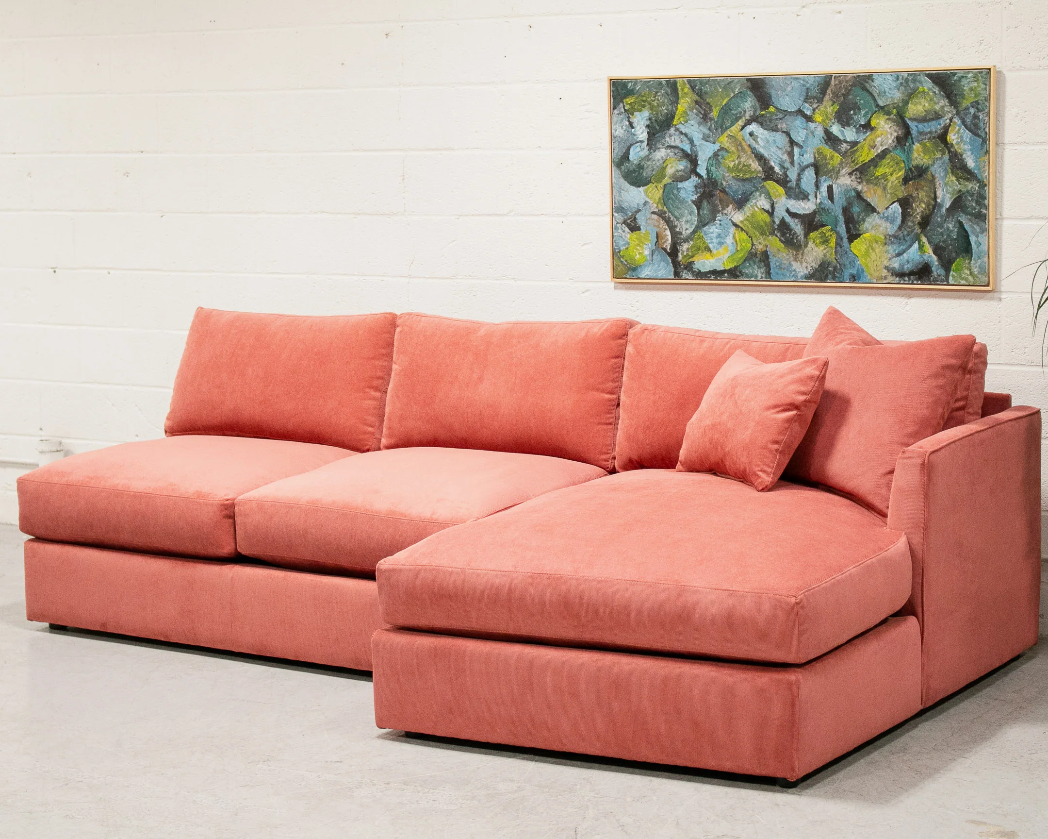 Armless Michonne w Cuddle Chaise in Parallel Paprika - Image 16