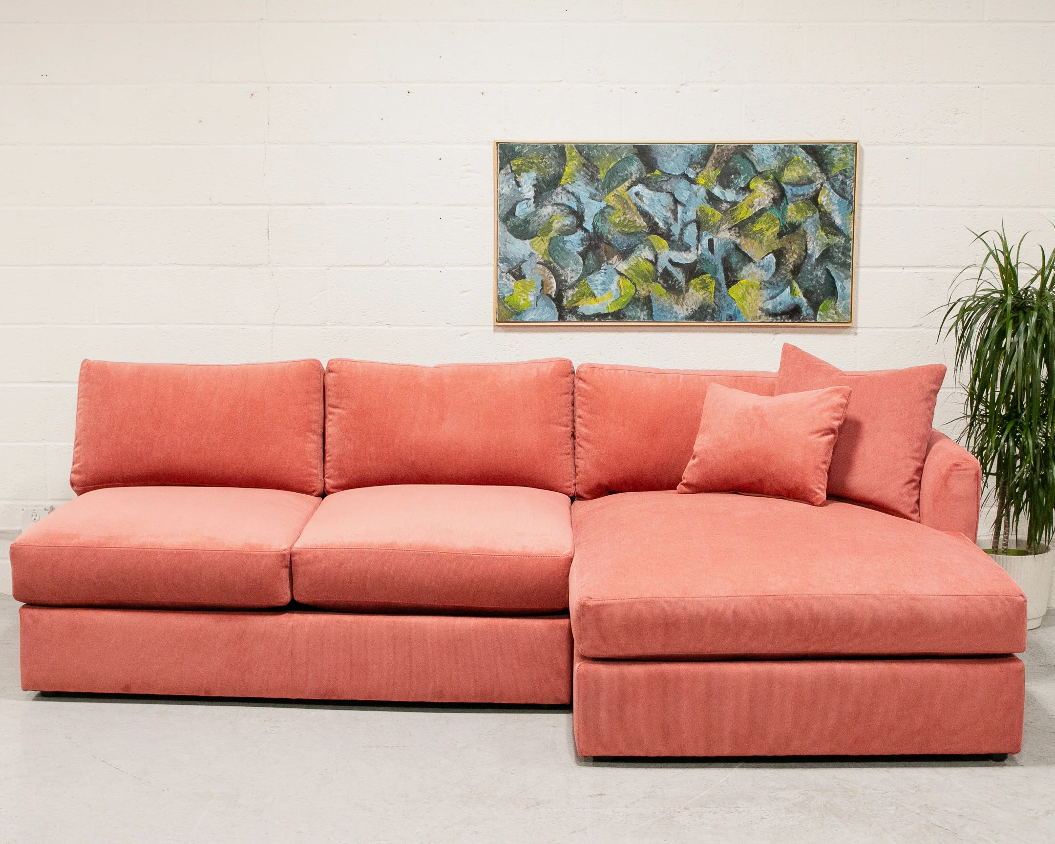 Armless Michonne w Cuddle Chaise in Parallel Paprika - Image 17