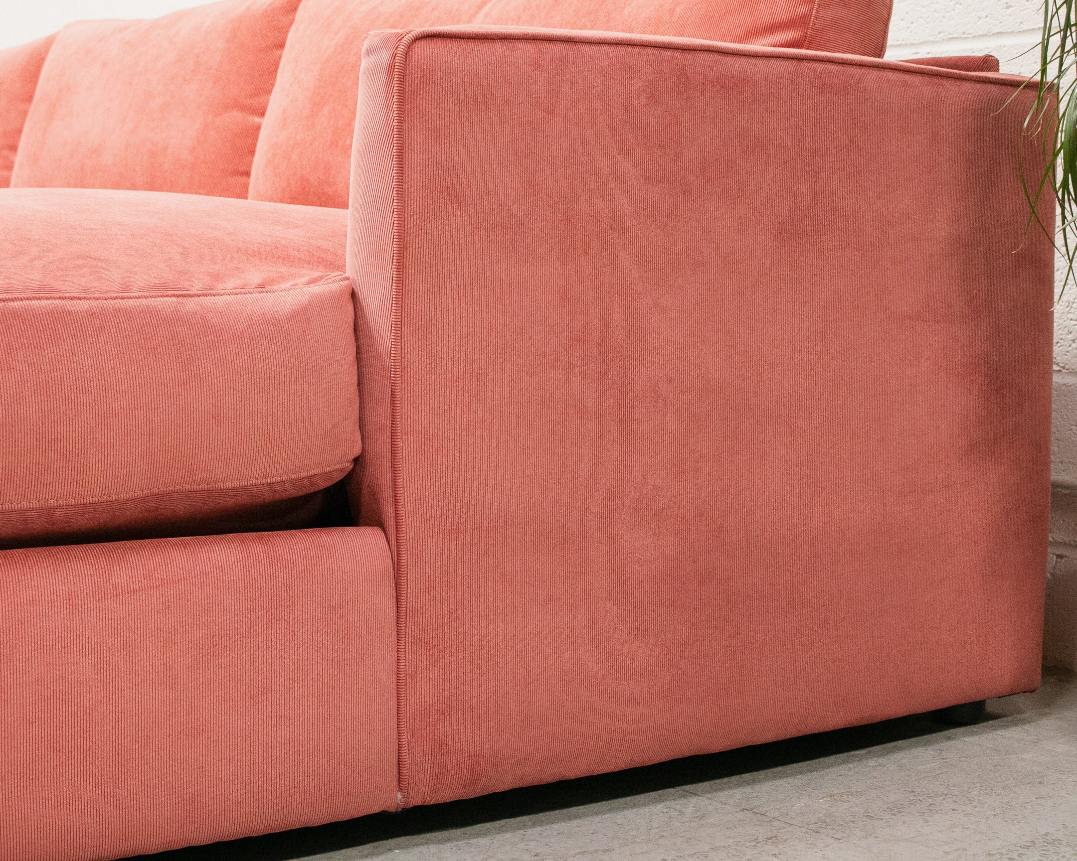 Armless Michonne w Cuddle Chaise in Parallel Paprika - Image 4