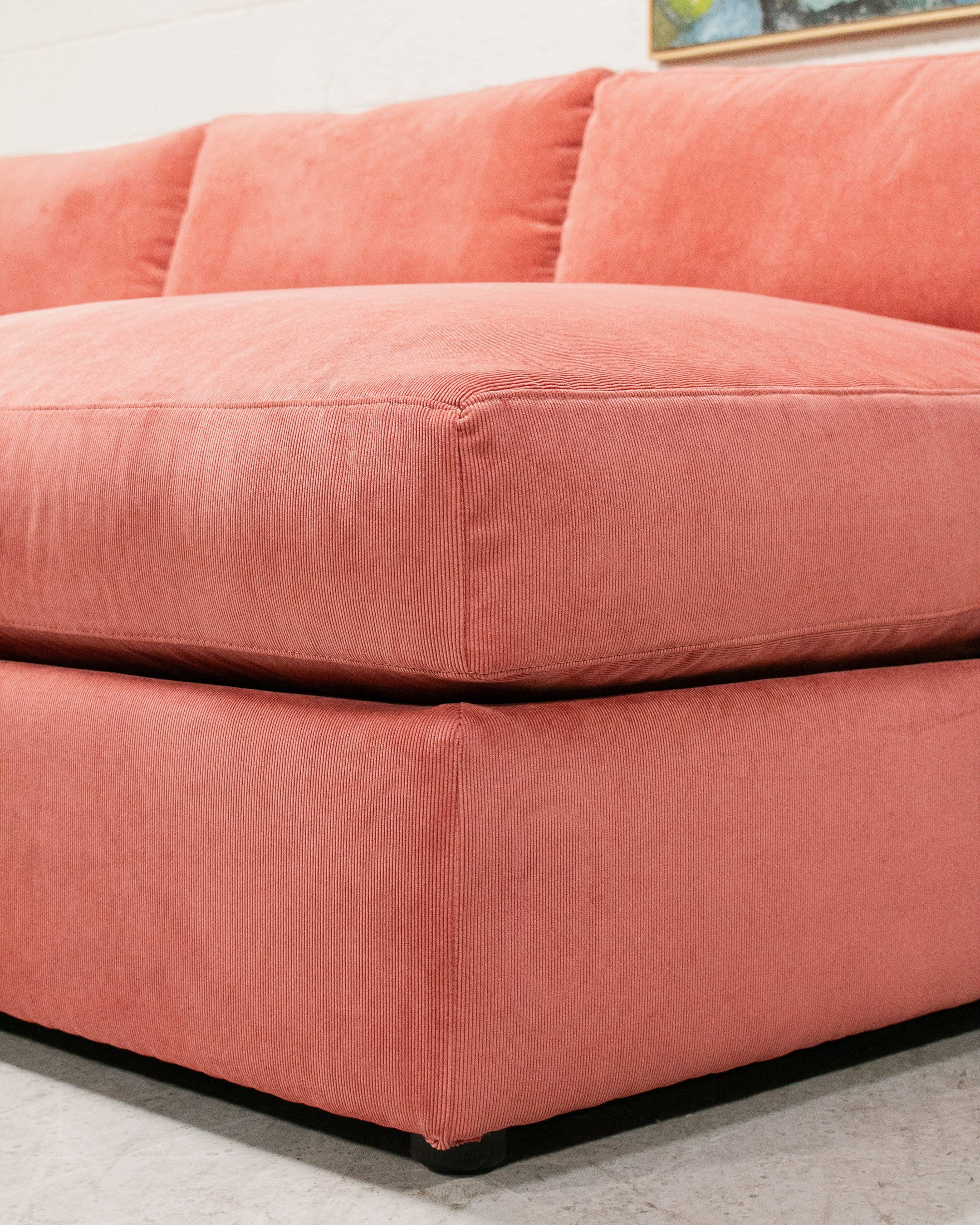 Armless Michonne w Cuddle Chaise in Parallel Paprika - Image 6