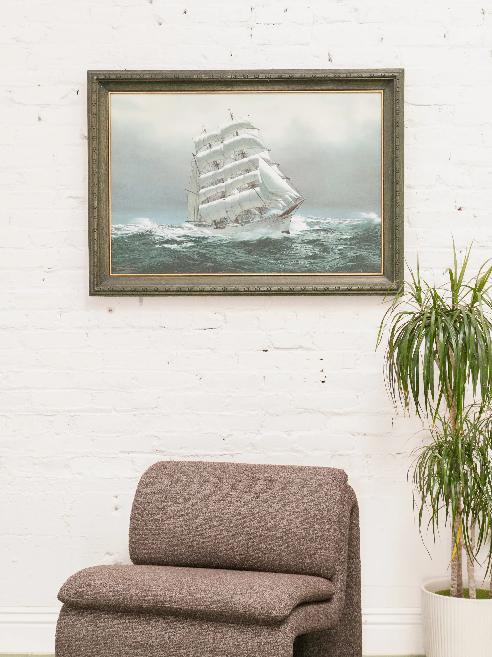 At Sea Fine Art Oil Painting by Torrevillas - Image 2