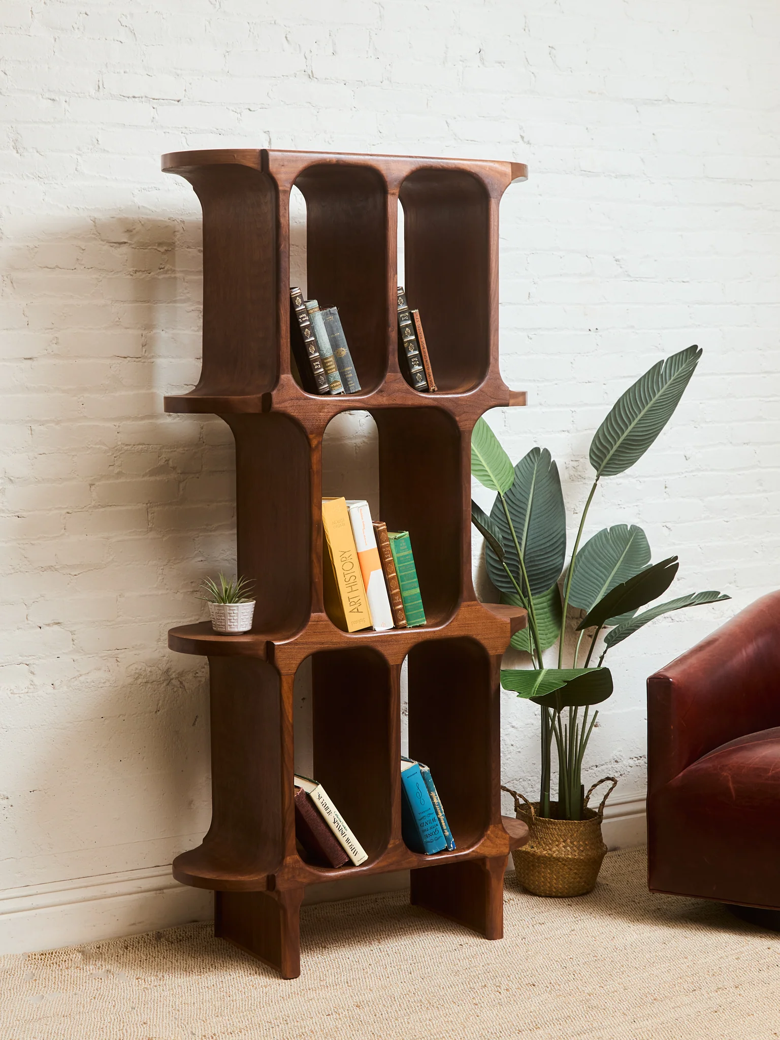Atomic Shelf in Solid Walnut