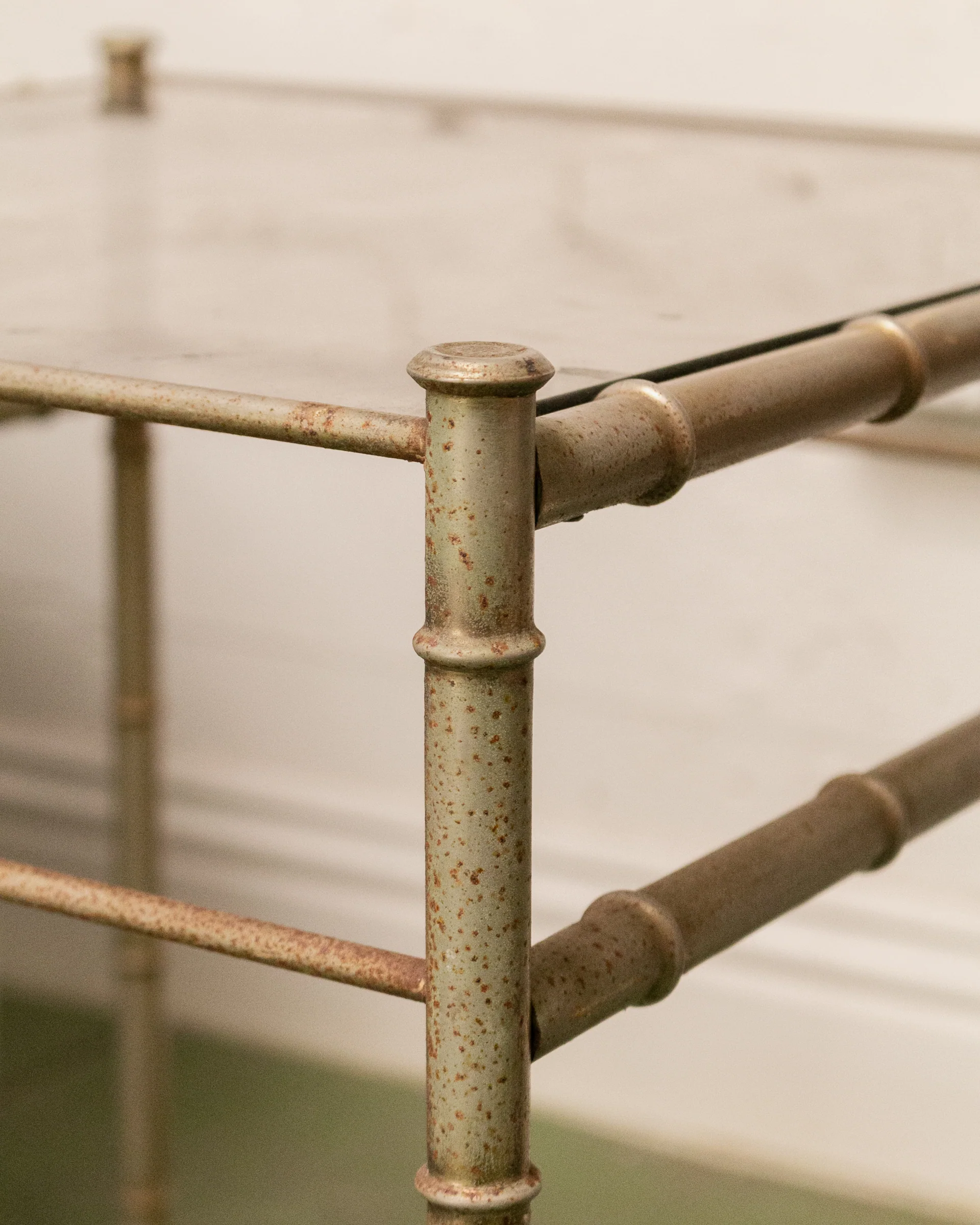 Bamboo Mid Century End Table - Image 5