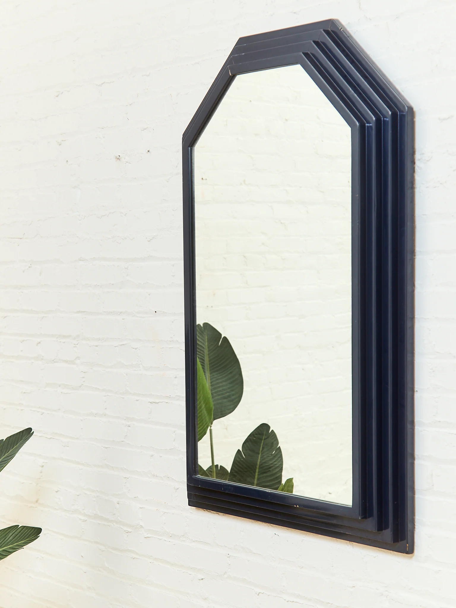 Blue Post Modern Mirror - Image 2