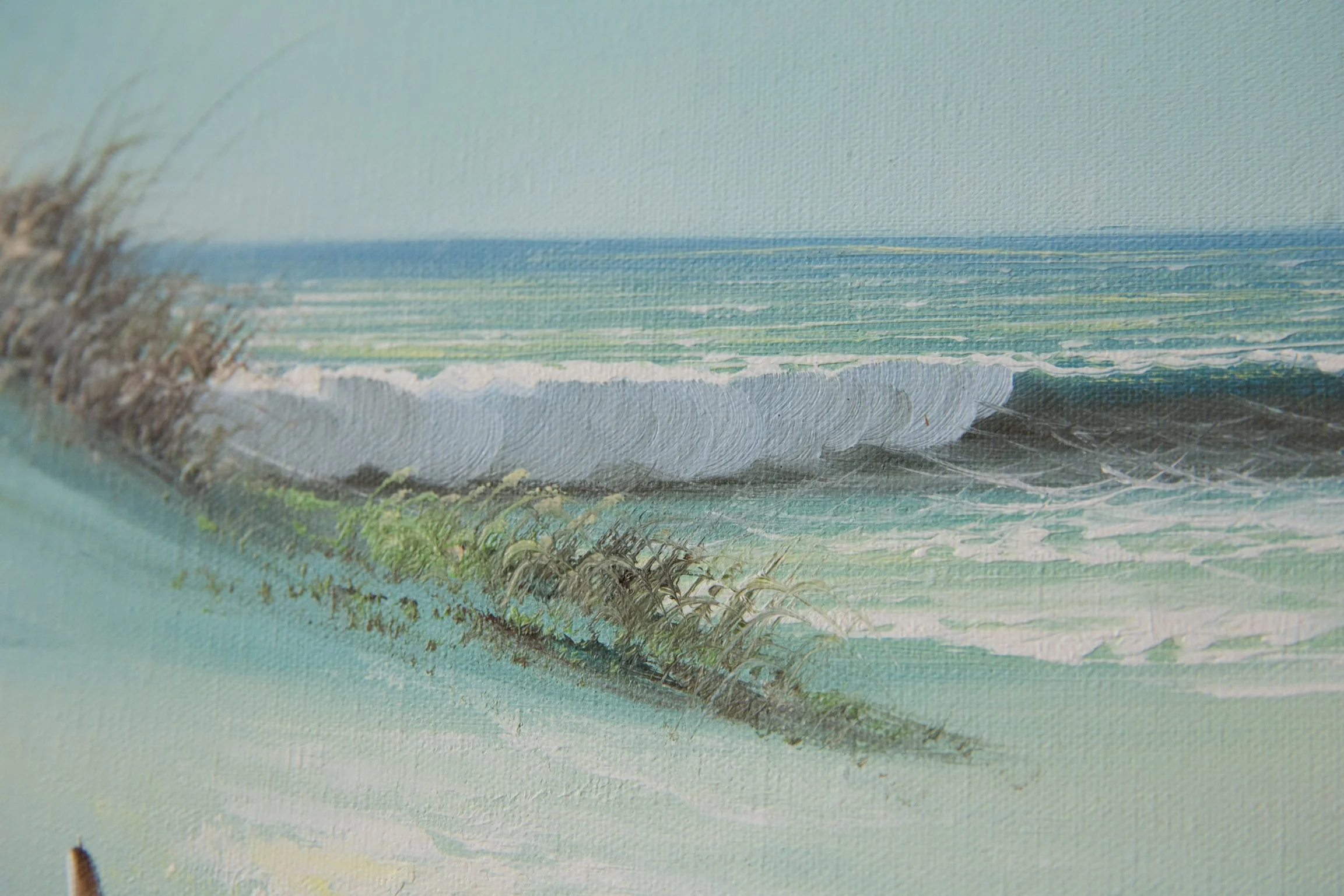 Blue’s of the Sea Oil Painting - Image 2