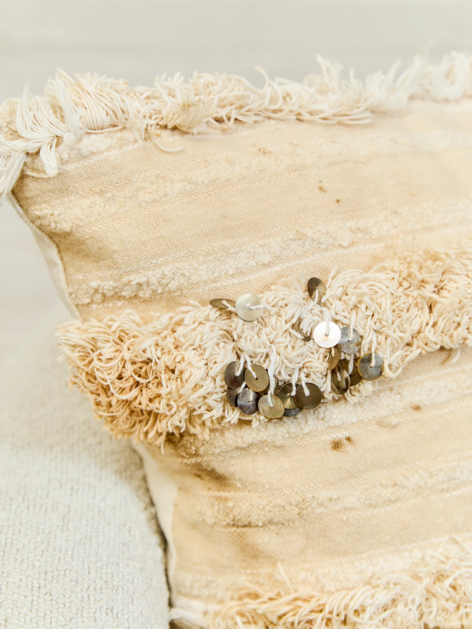 Boho Pillow with Sequin - Image 4