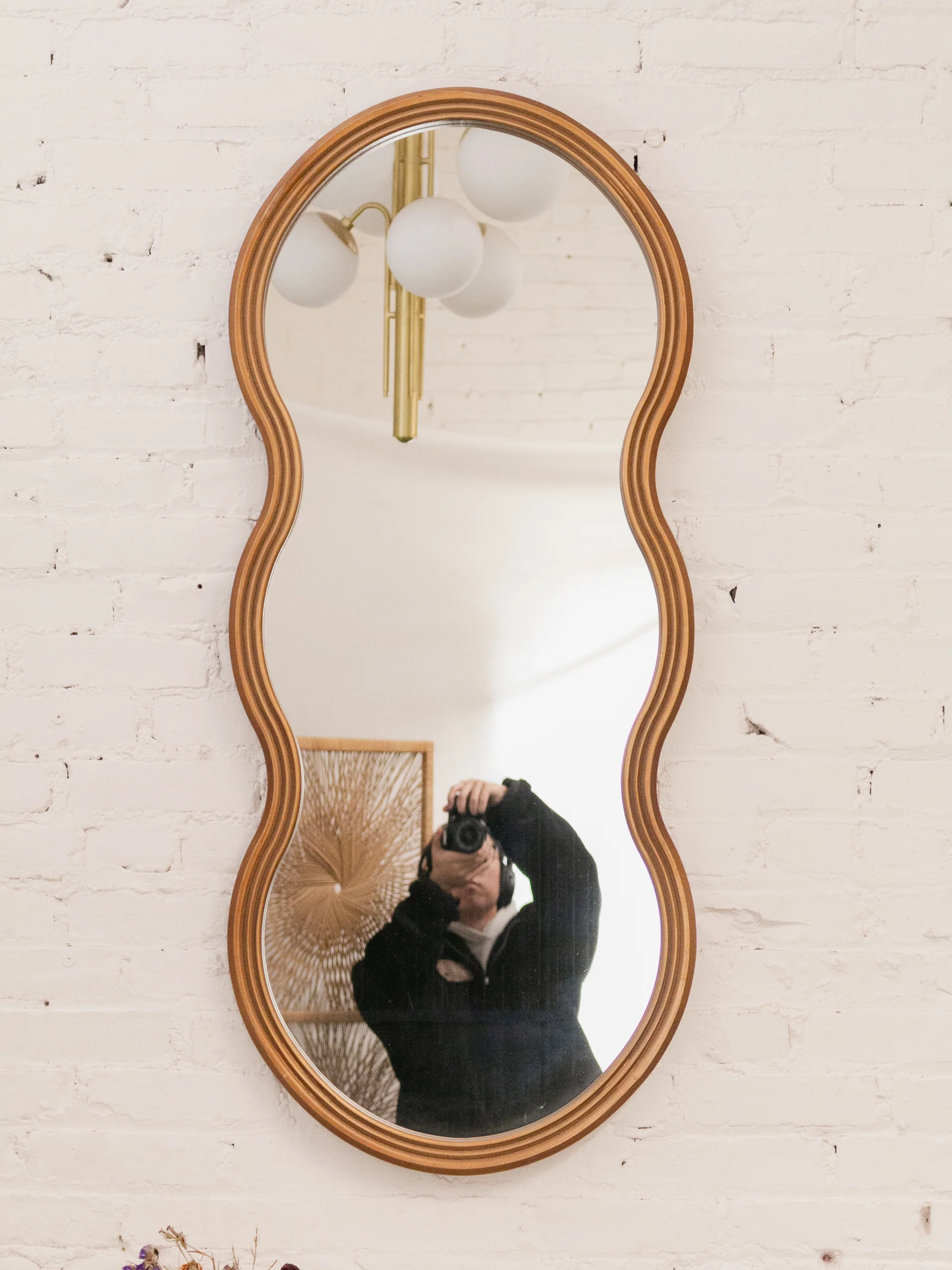 Gold Wavy Mirror - Image 11