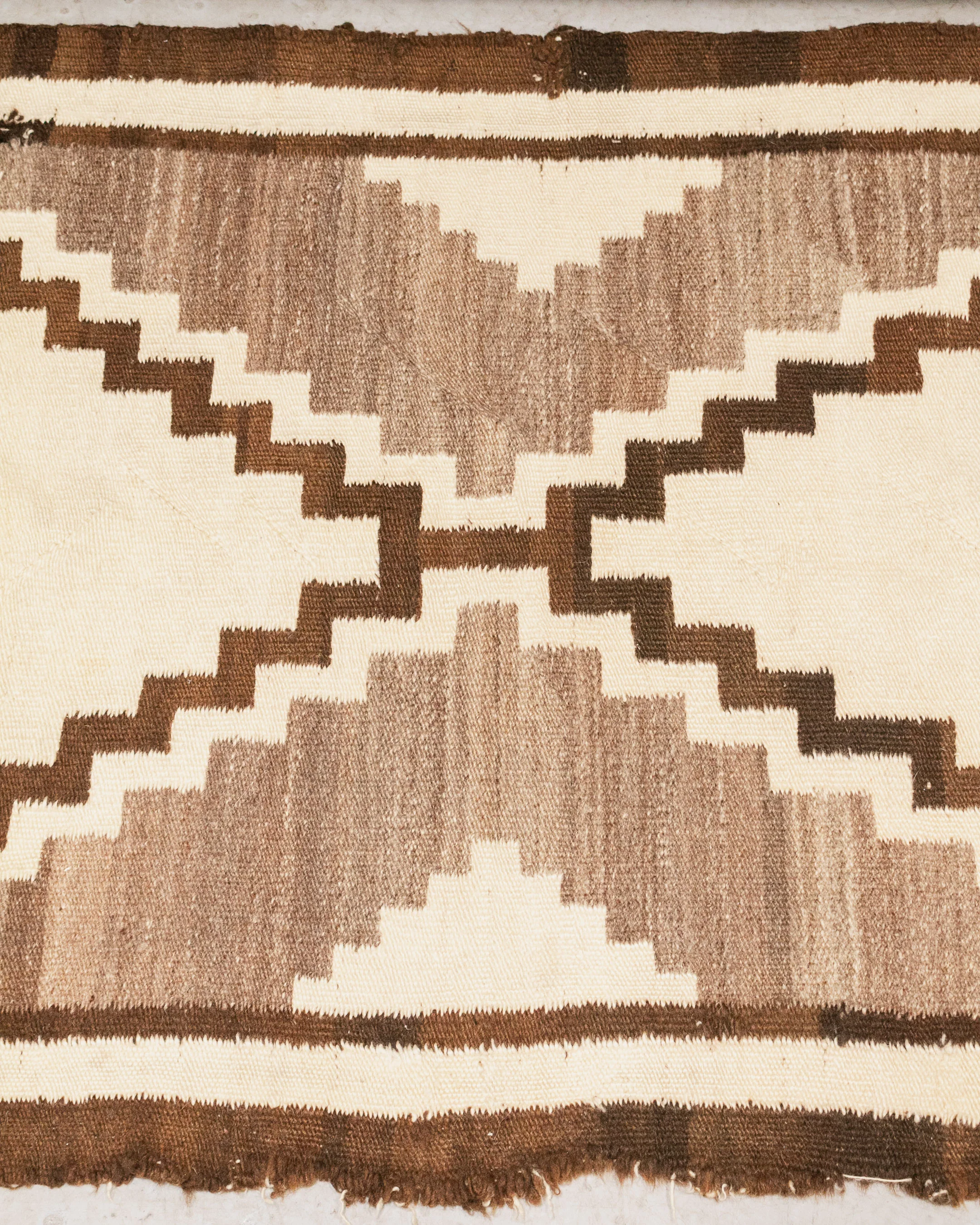 Brown Geometric Rug (as-is) - Image 4