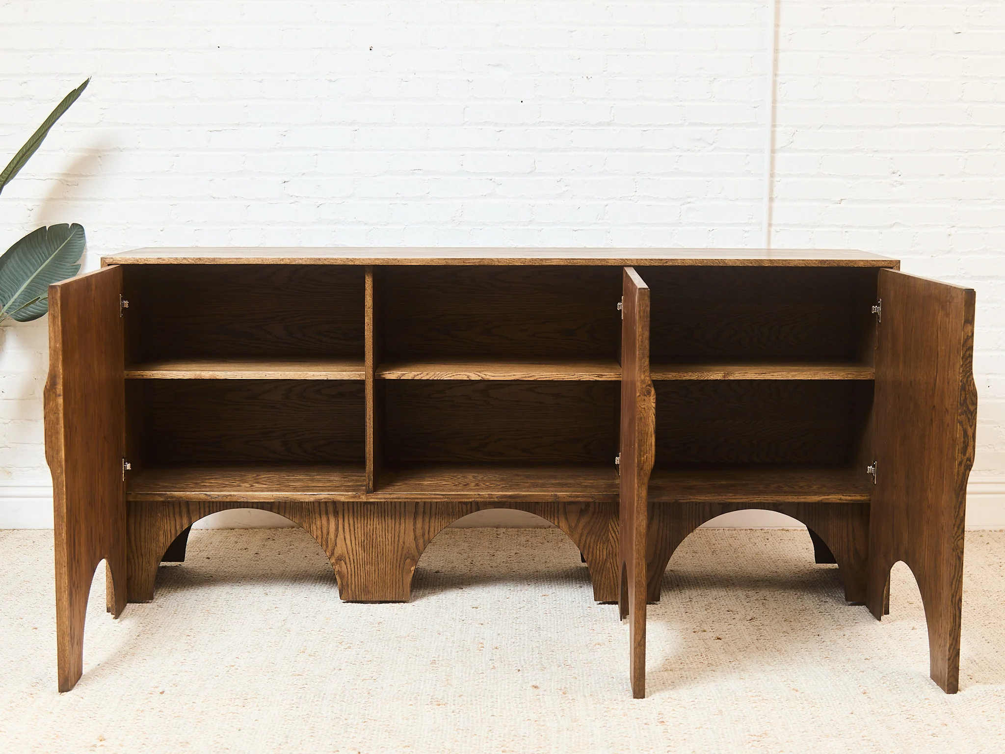 Castilian Sideboard in Oak Three Doors - Image 16