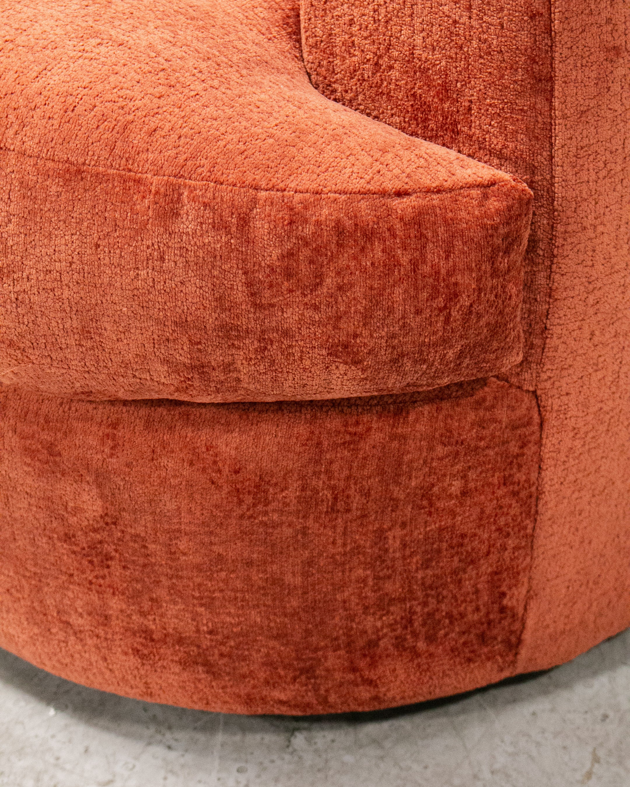 Charlotte Sofa in Rust Velvet - Image 6