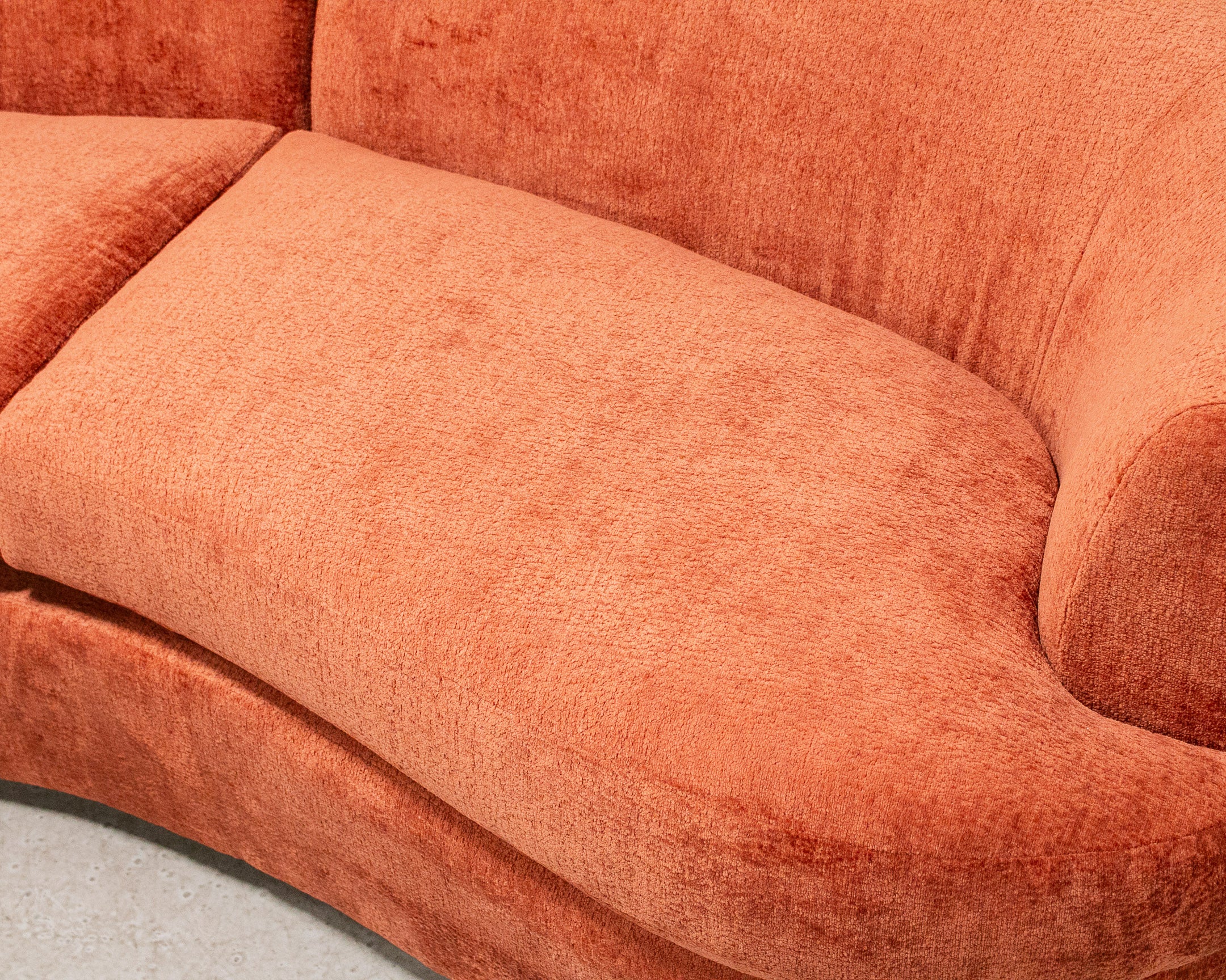 Charlotte Sofa in Rust Velvet - Image 9