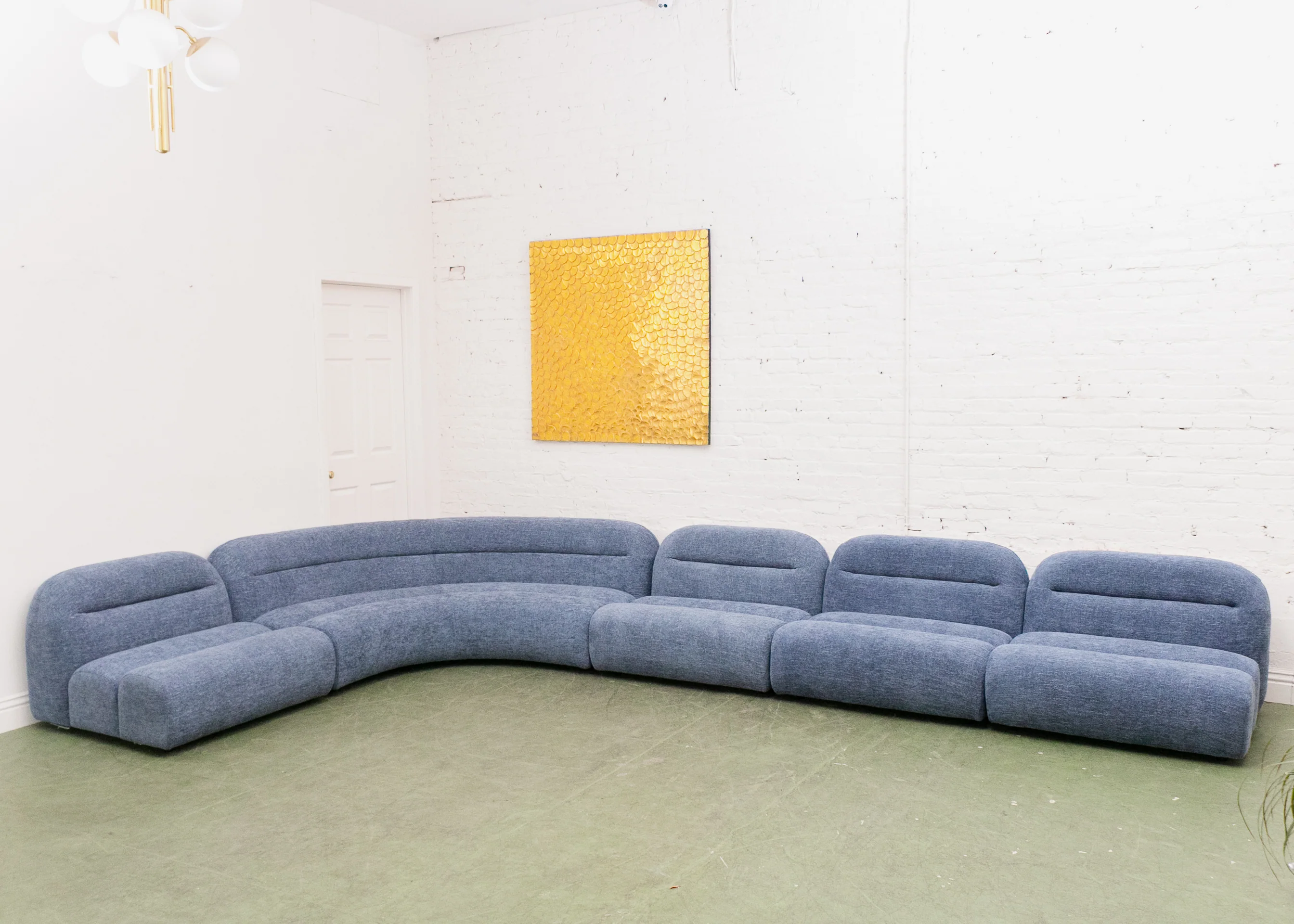 Cosmo 5 Piece Curved Sofa - Image 3