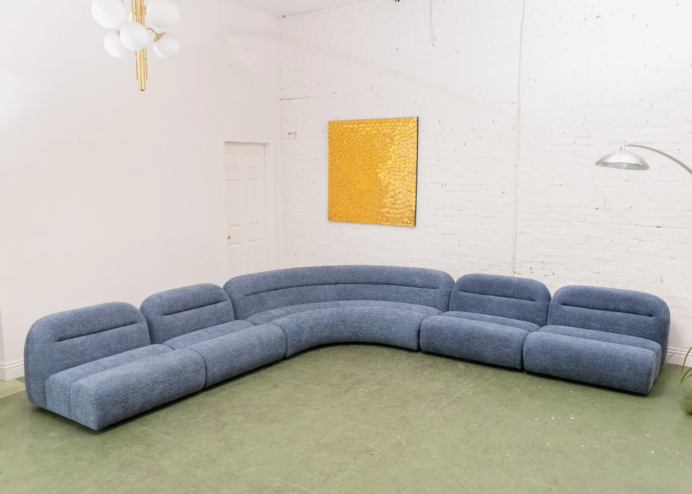 Cosmo 5 Piece Curved Sofa - Image 4