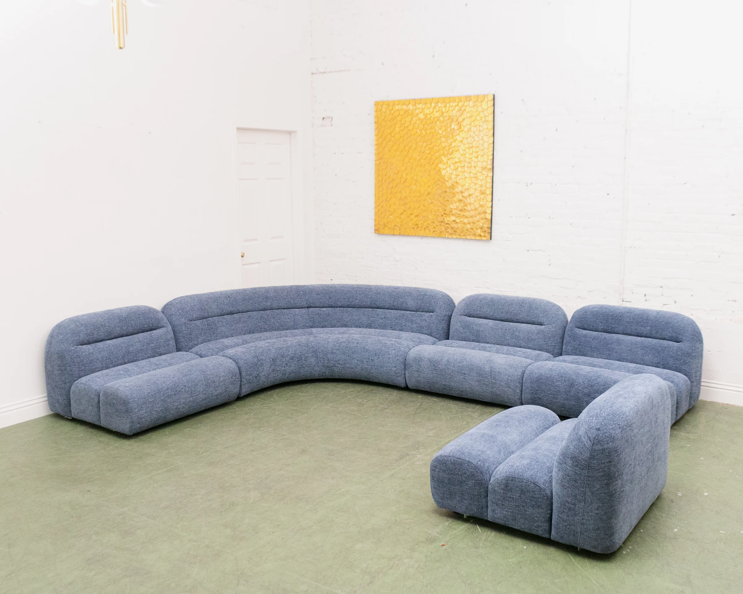 Cosmo 5 Piece Curved Sofa - Image 5