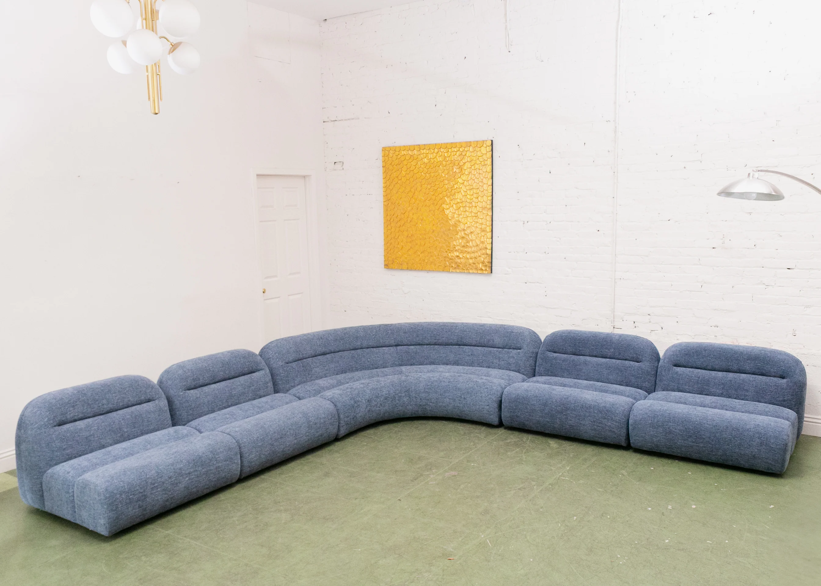 Cosmo 5 Piece Curved Sofa - Image 9
