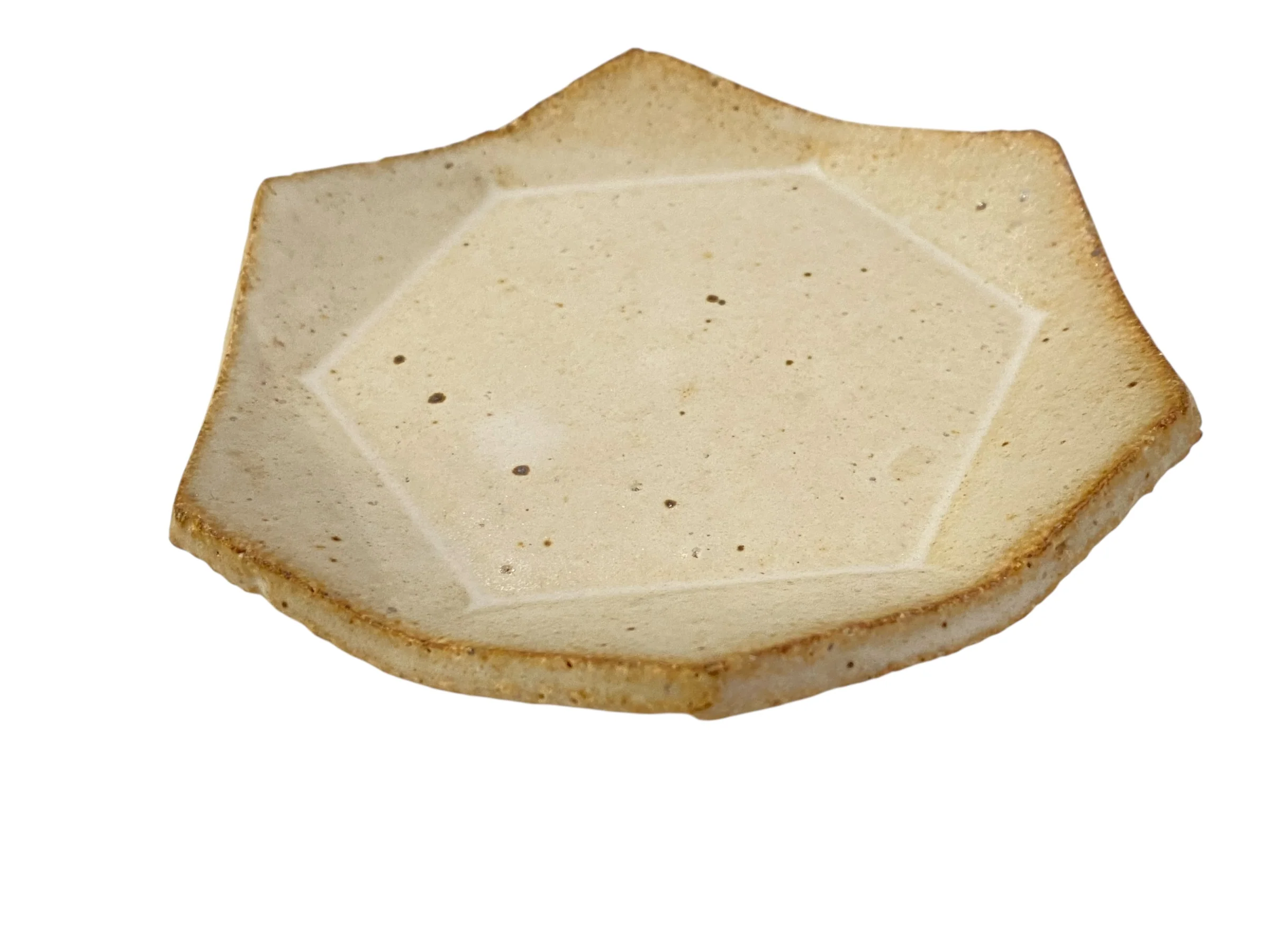 Cream Glazed Hex Catchall - Image 2