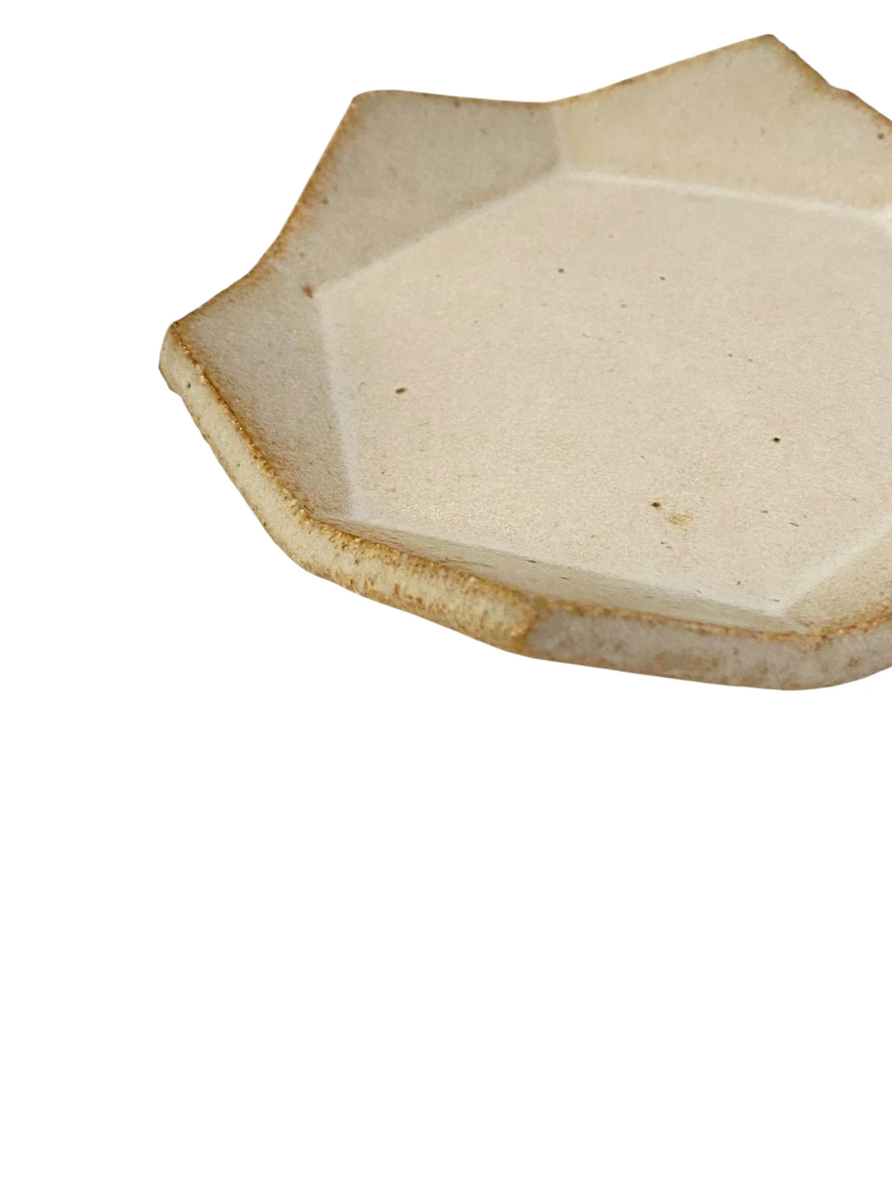Cream Glazed Hex Catchall - Image 3