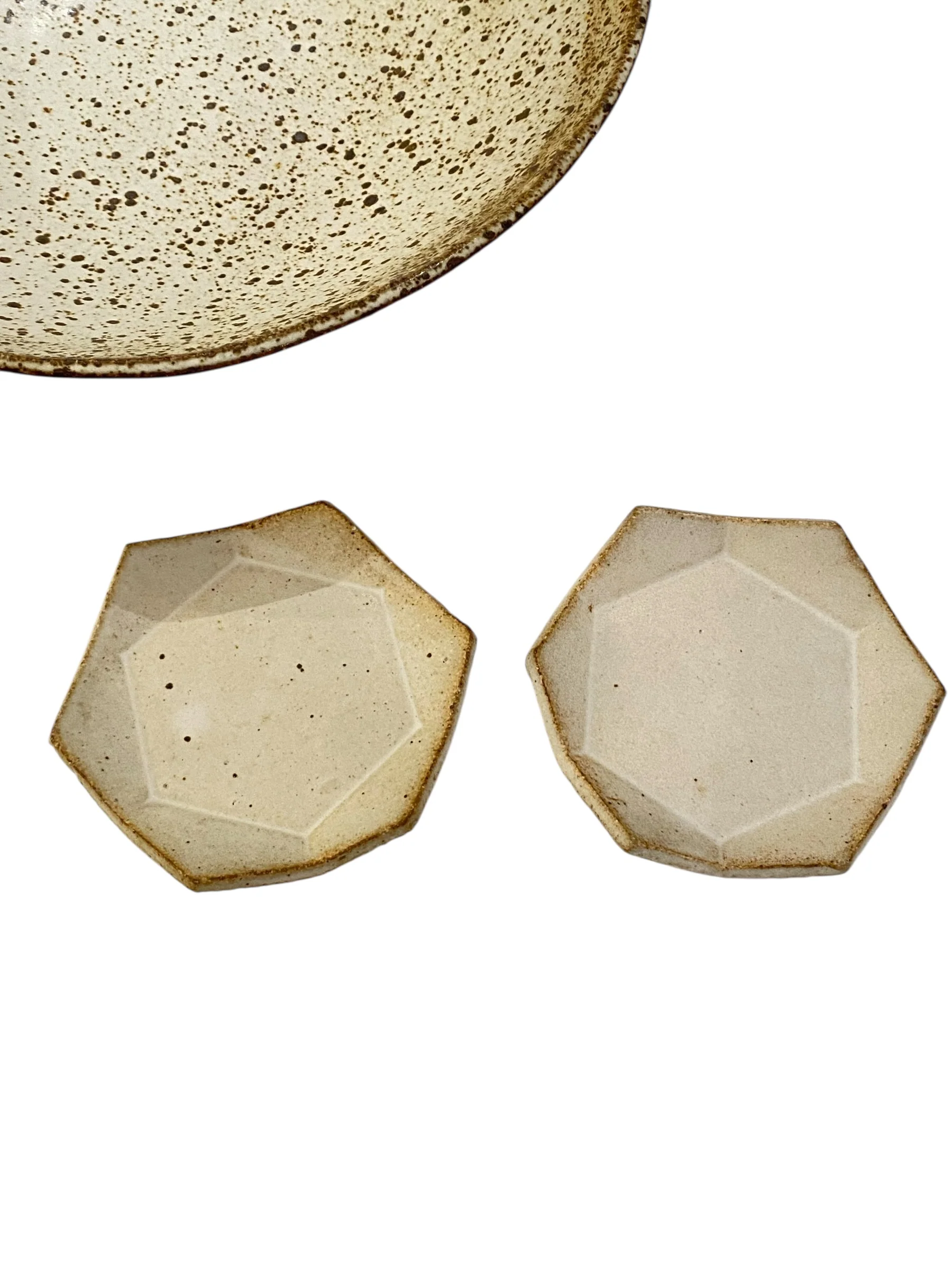 Cream Glazed Hex Catchall - Image 5