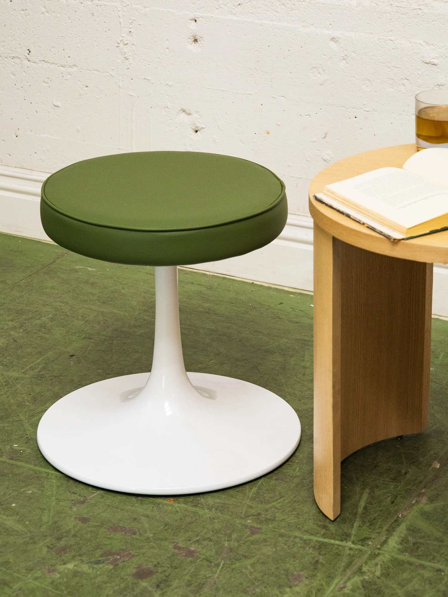 Daisy Dining Stool in Olive