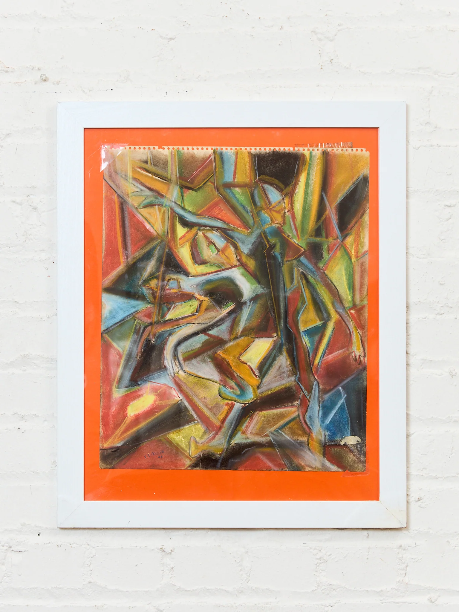 Dancer by Mid Century Artist Signed SS Osder