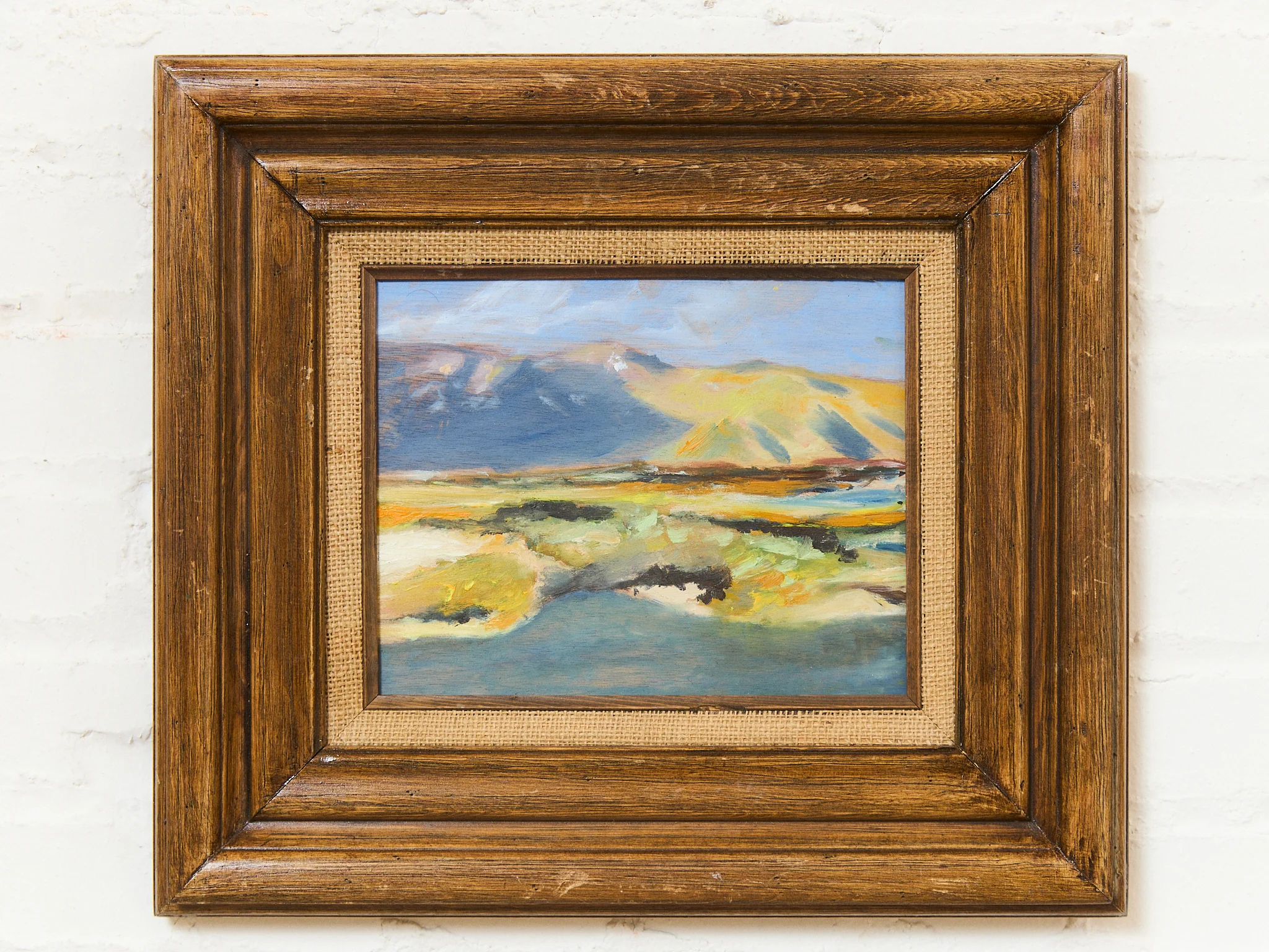 Desert Landscape Abstract Oil Painting