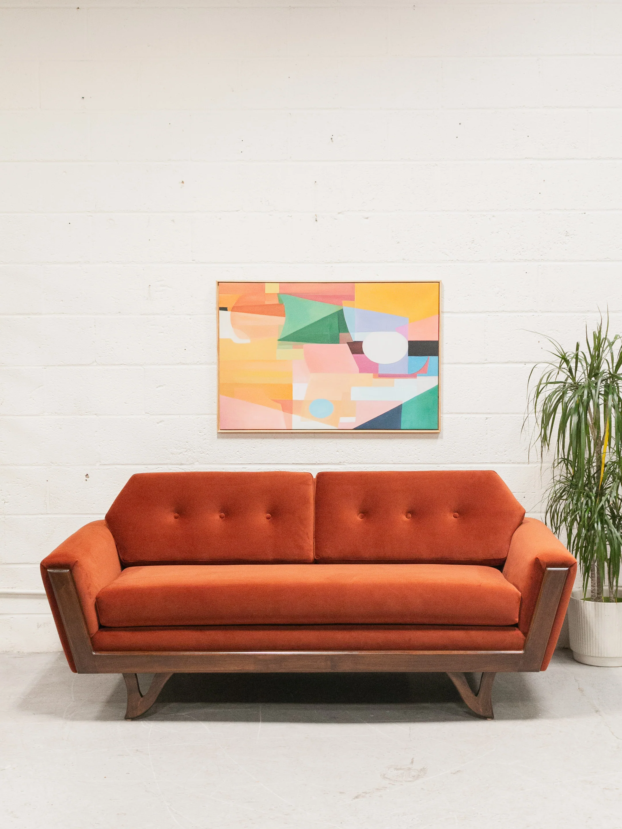 Desmond Walnut Framed Sofa 72” in Royale Rust - Image 18