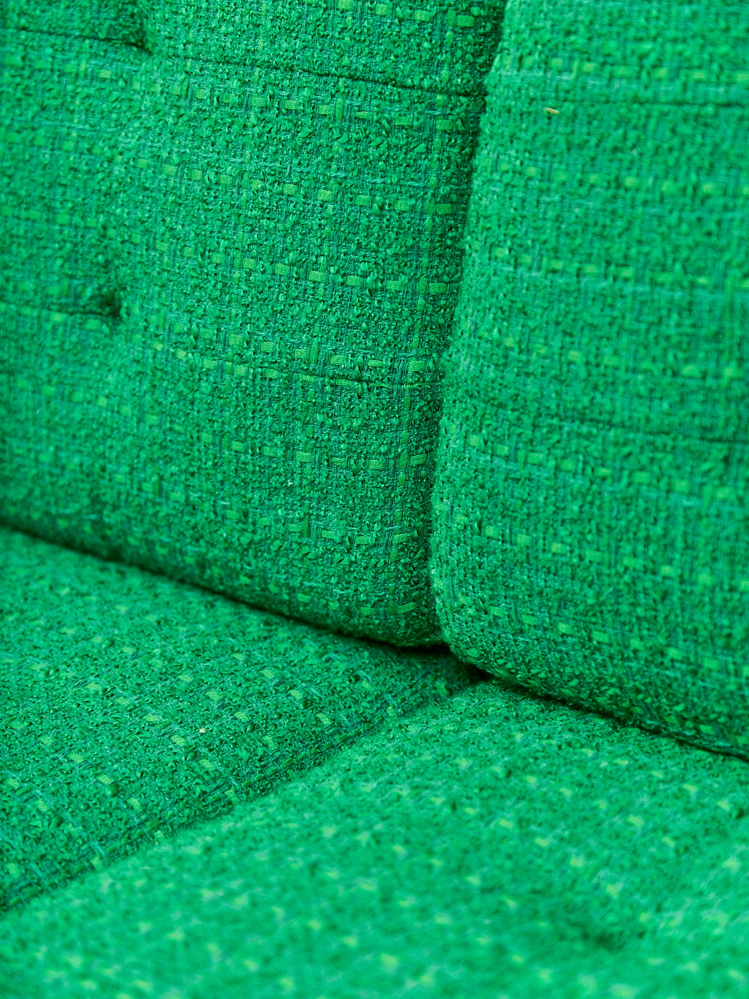 Don Sofa in Grass Green Tweed - Image 12