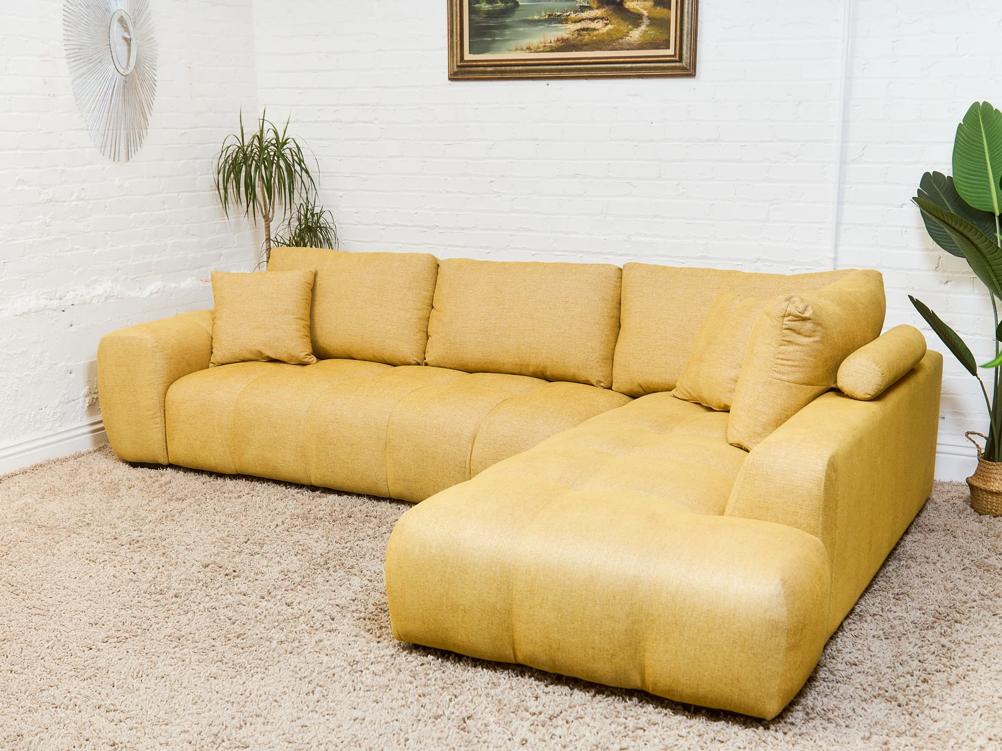 Felipe Sofa in Celine Dijon - Image 2