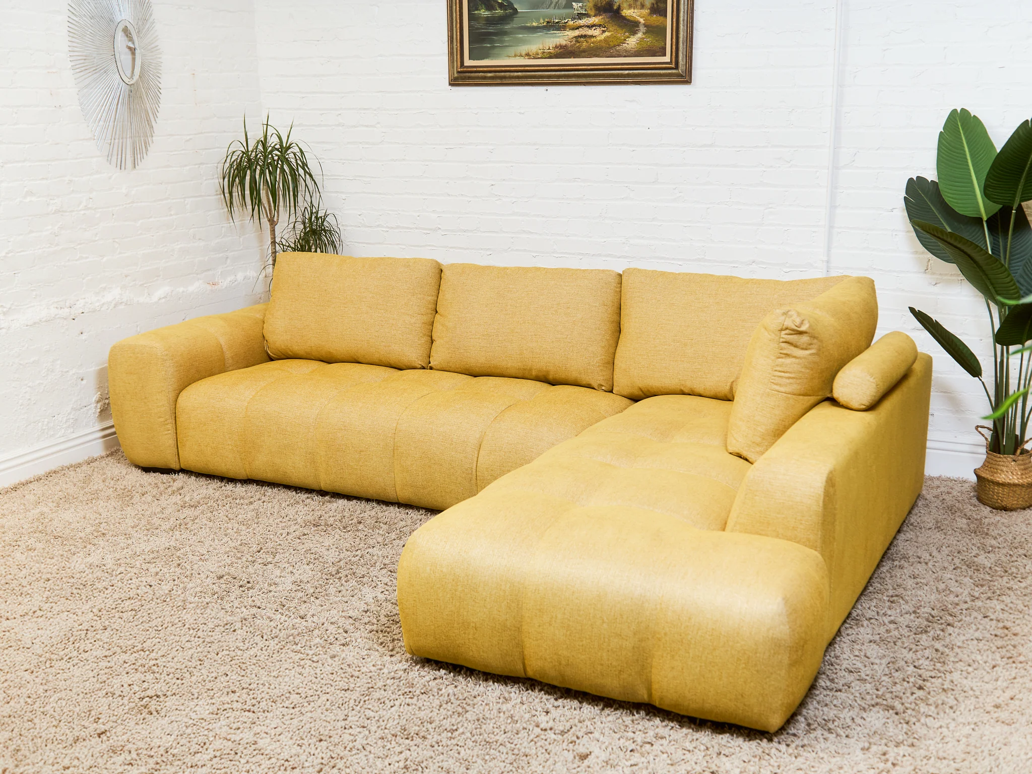 Felipe Sofa in Celine Dijon - Image 4