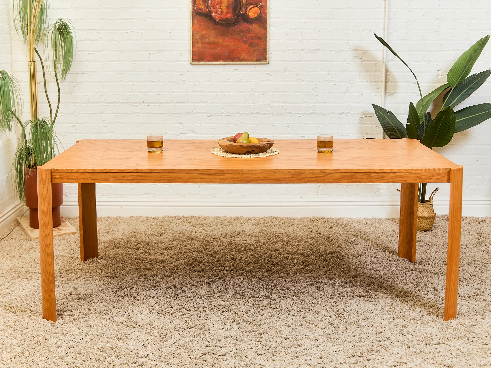 Foundry Oak Dining Table - Image 5