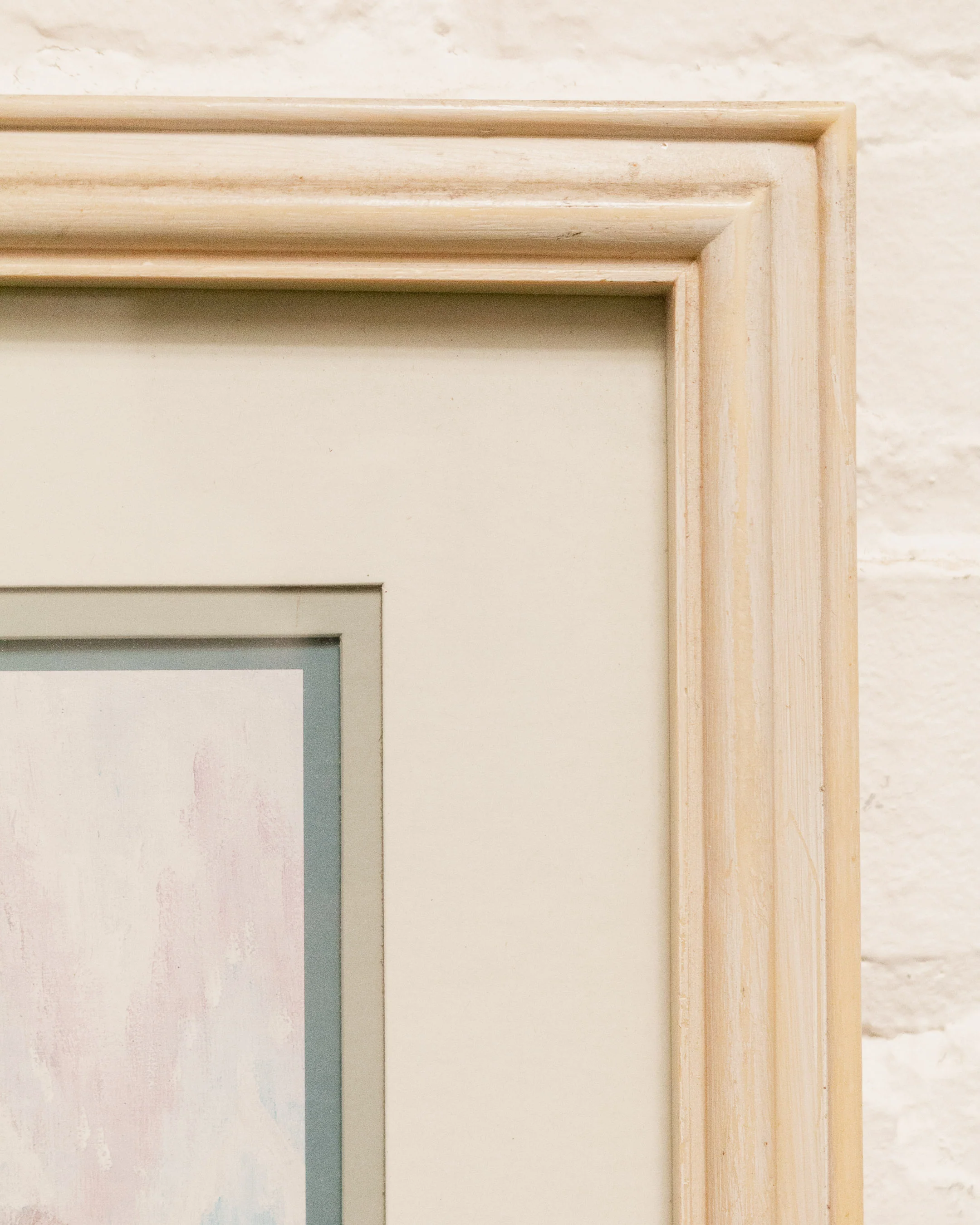 Framed Flower Vase Print Signed - Image 3