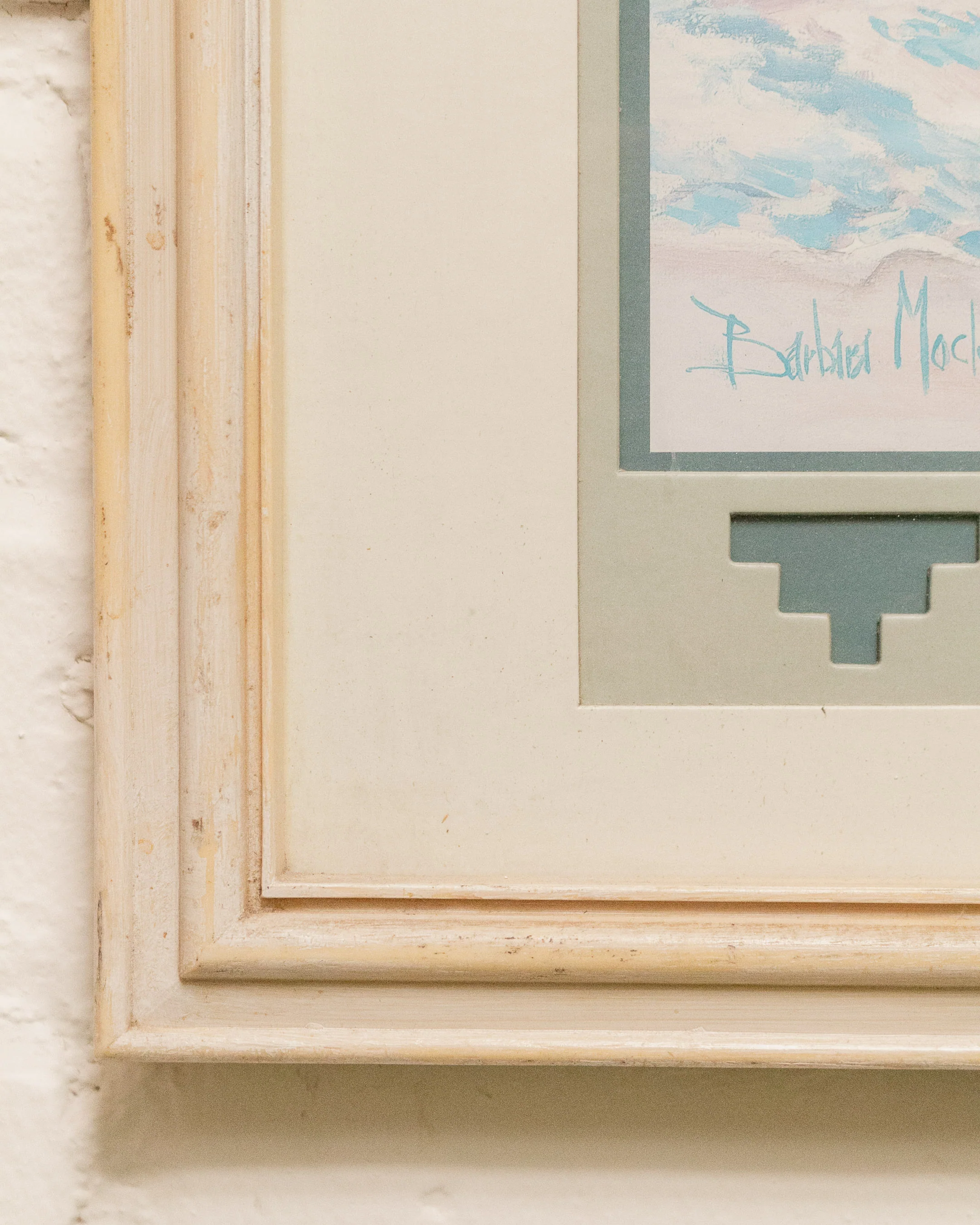 Framed Flower Vase Print Signed - Image 5