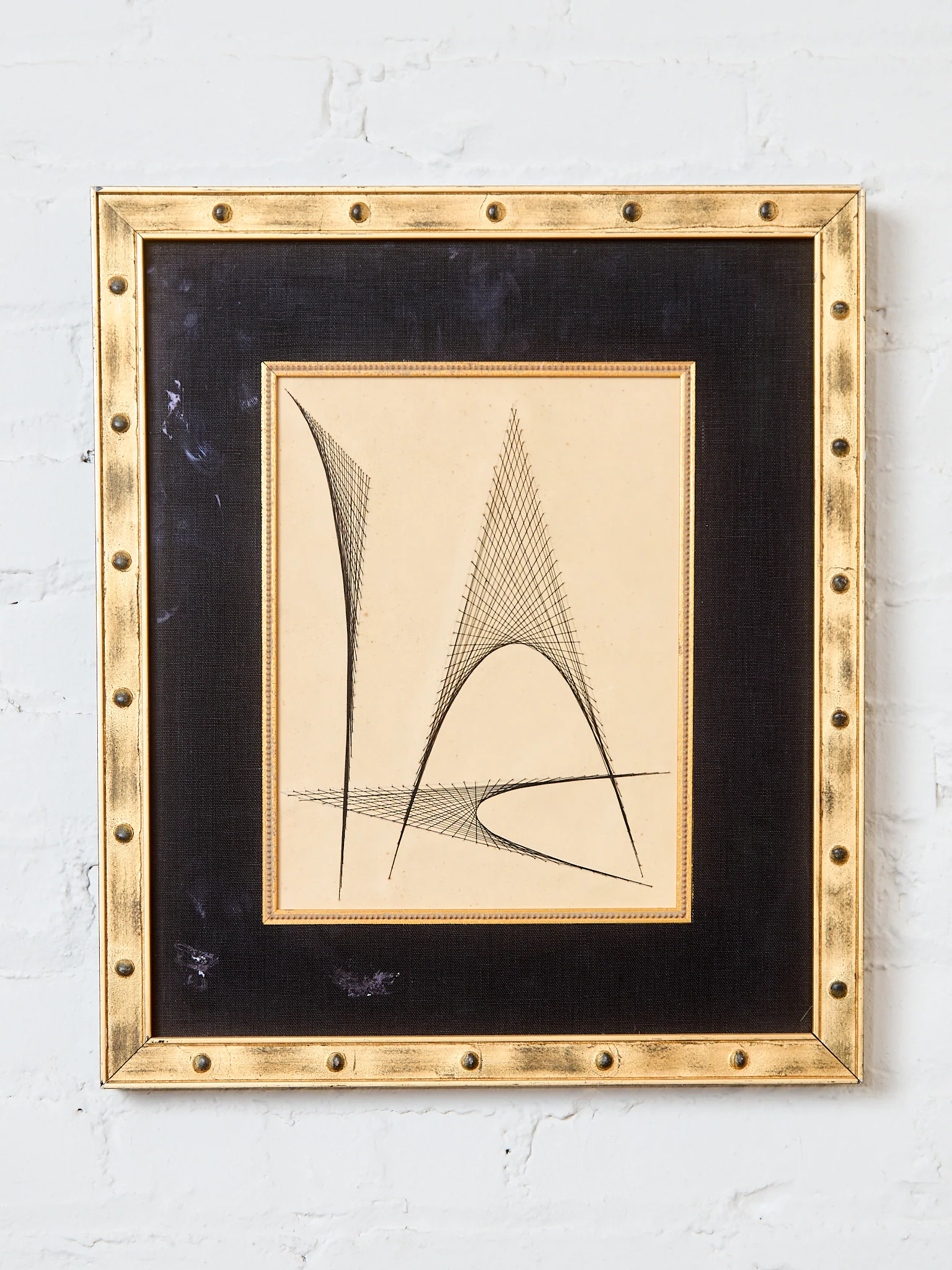 Geometric Vintage String Art