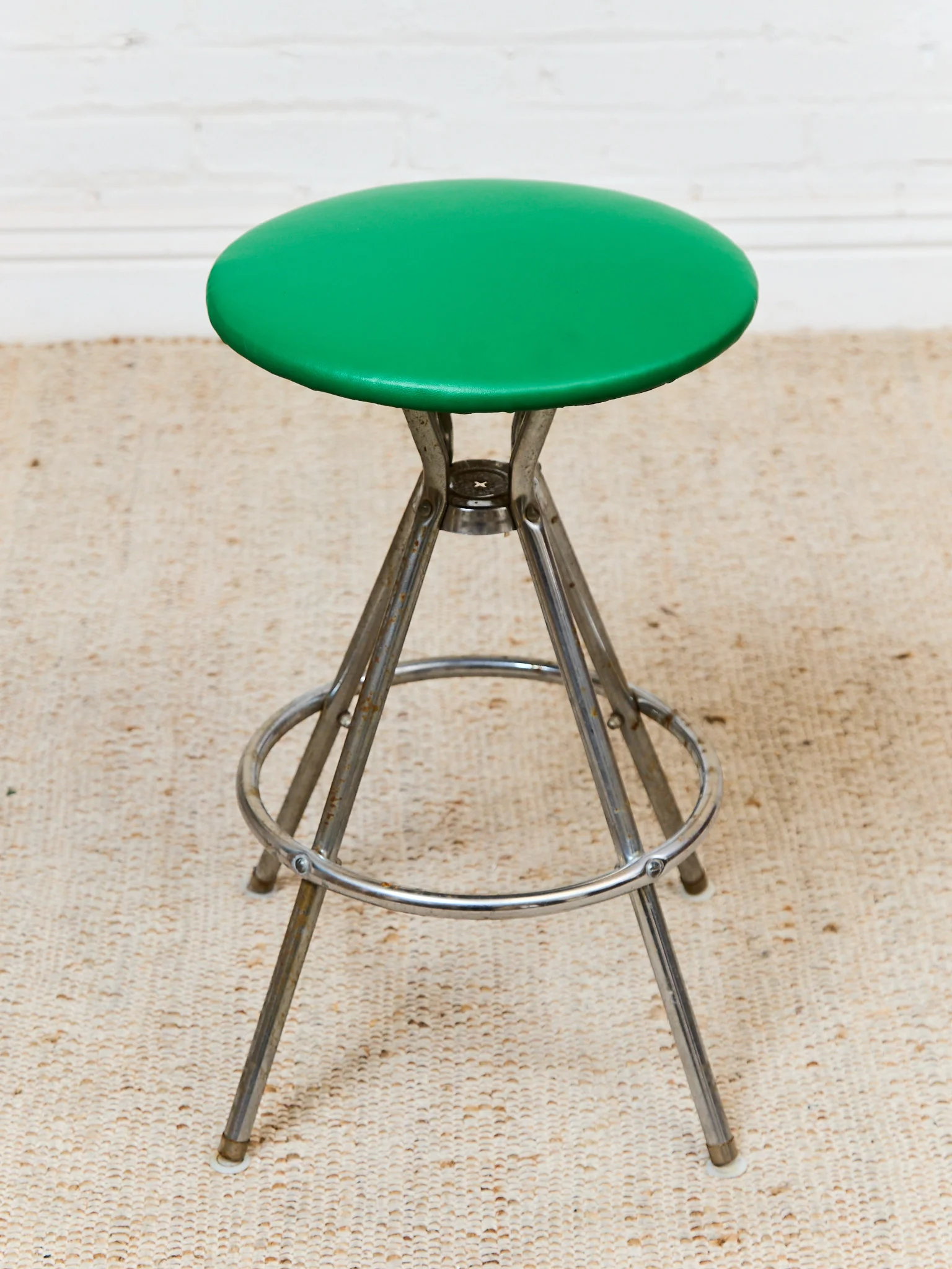 Green Vintage Stools - Image 3