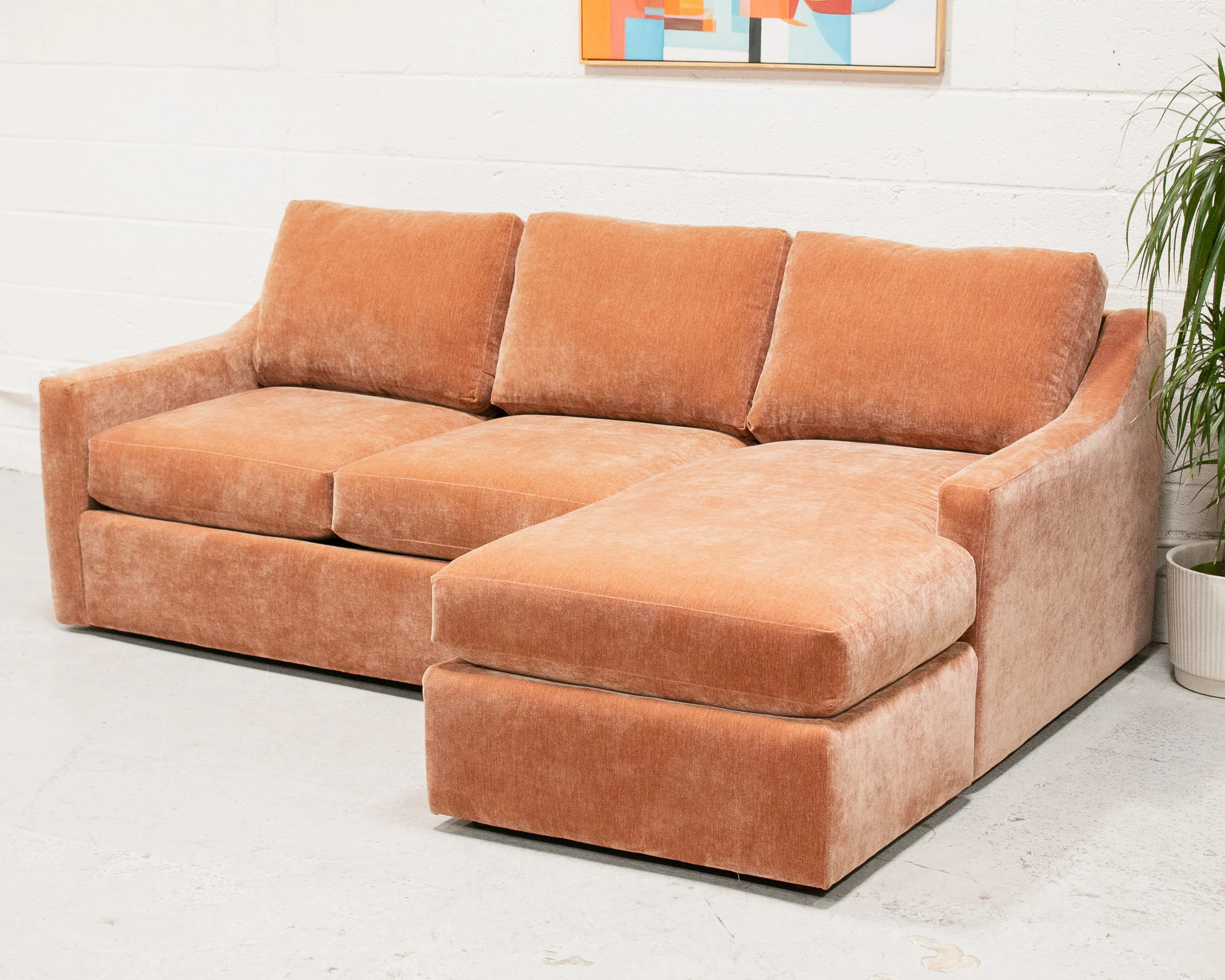 Hauser Sectional Sofa in Amici Ginger - Image 19