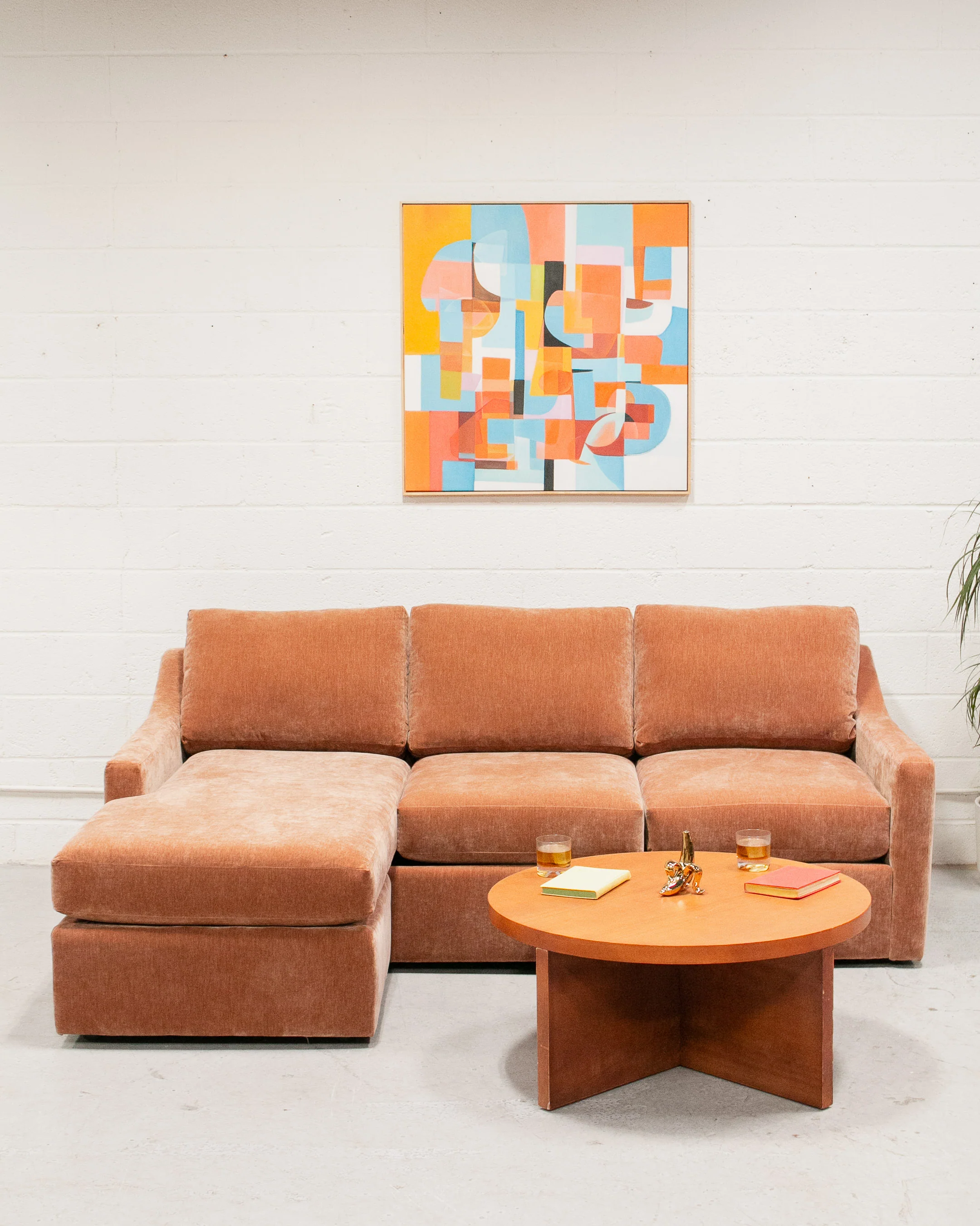 Hauser Sectional Sofa in Amici Ginger - Image 21