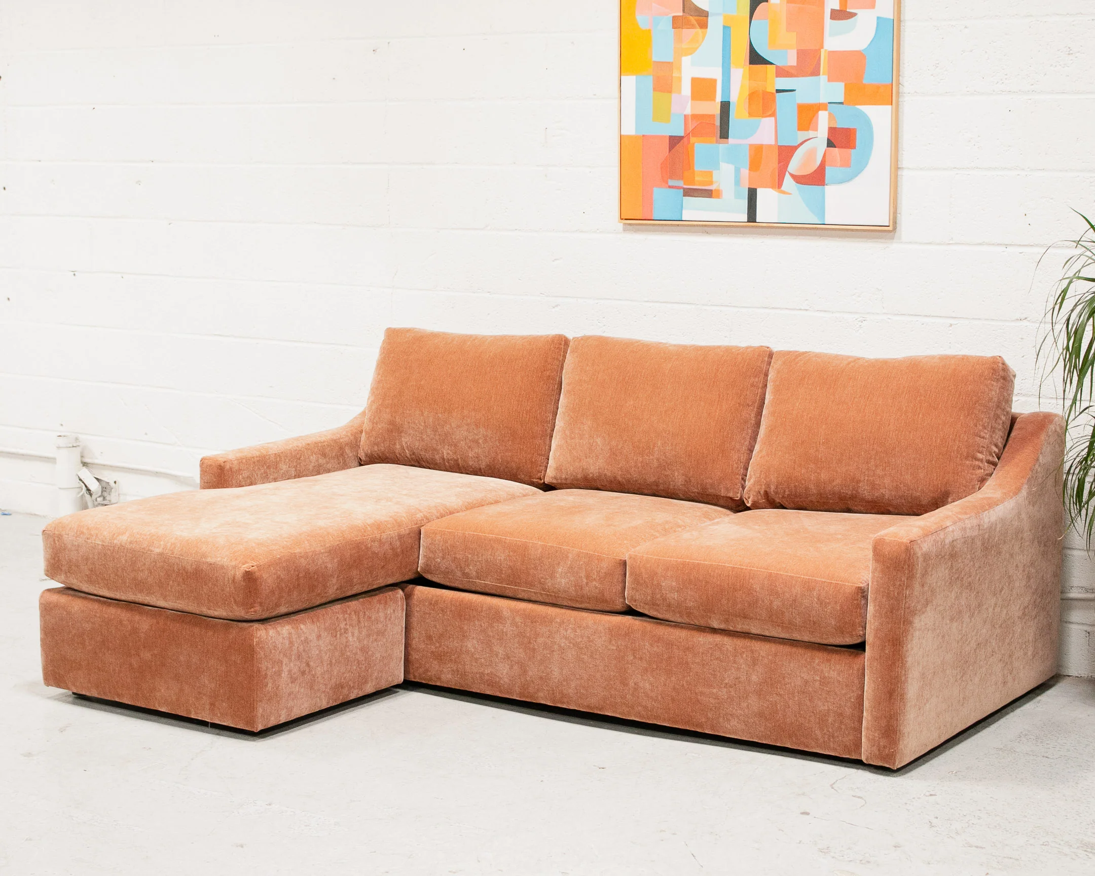 Hauser Sectional Sofa in Amici Ginger - Image 5
