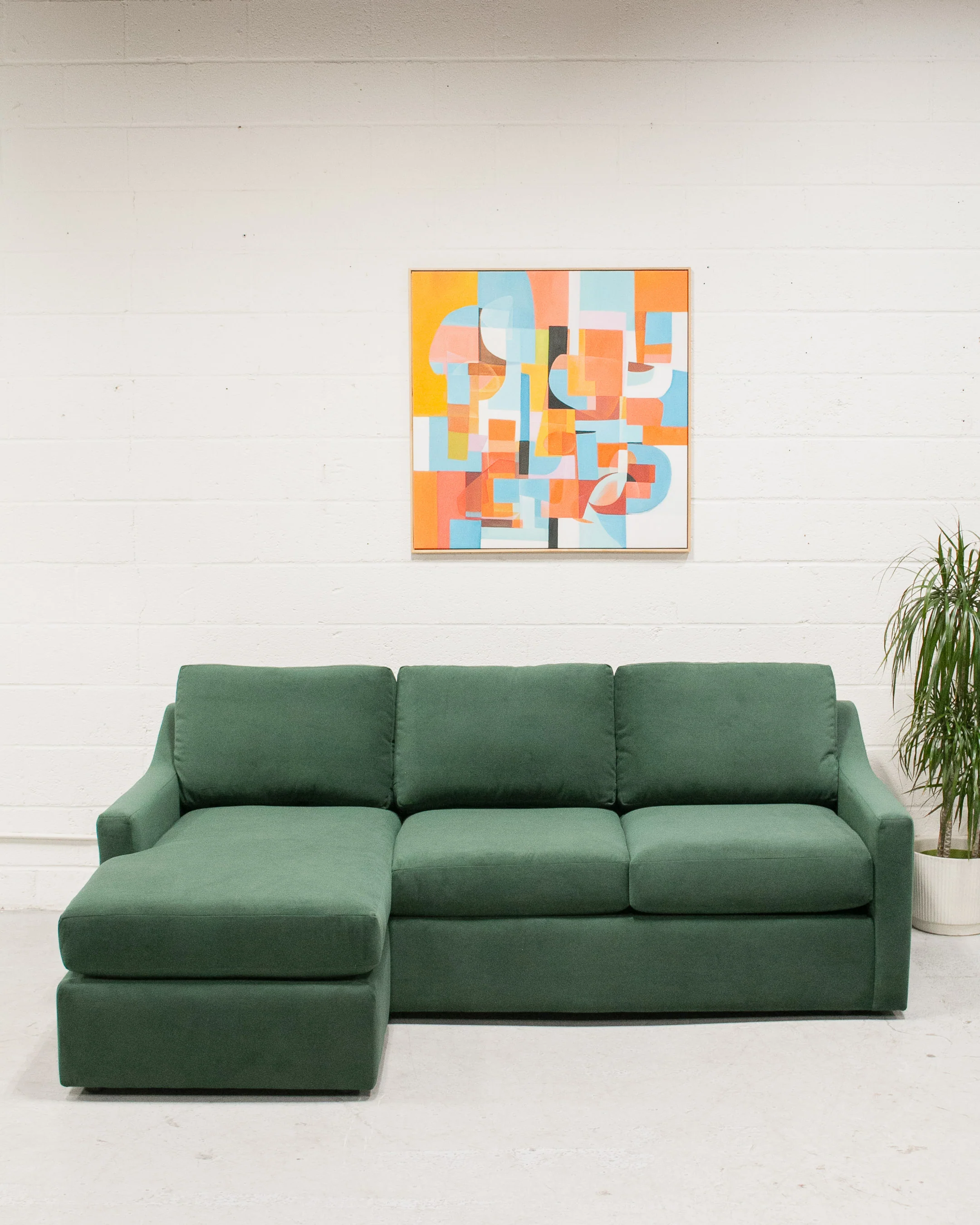 Hauser Sectional Sofa in Bella Hunter Green - Image 16